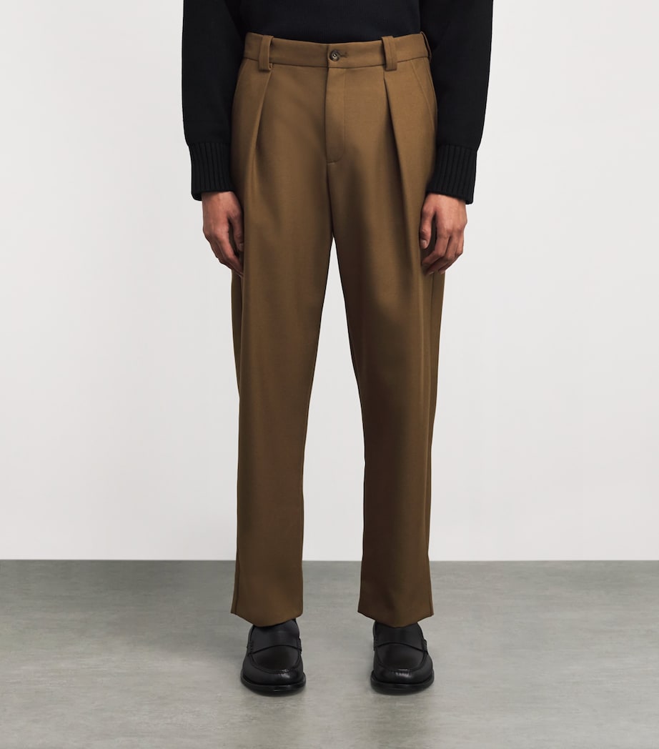 Renato Tailored Trousers JAA - KHAKI Image 3