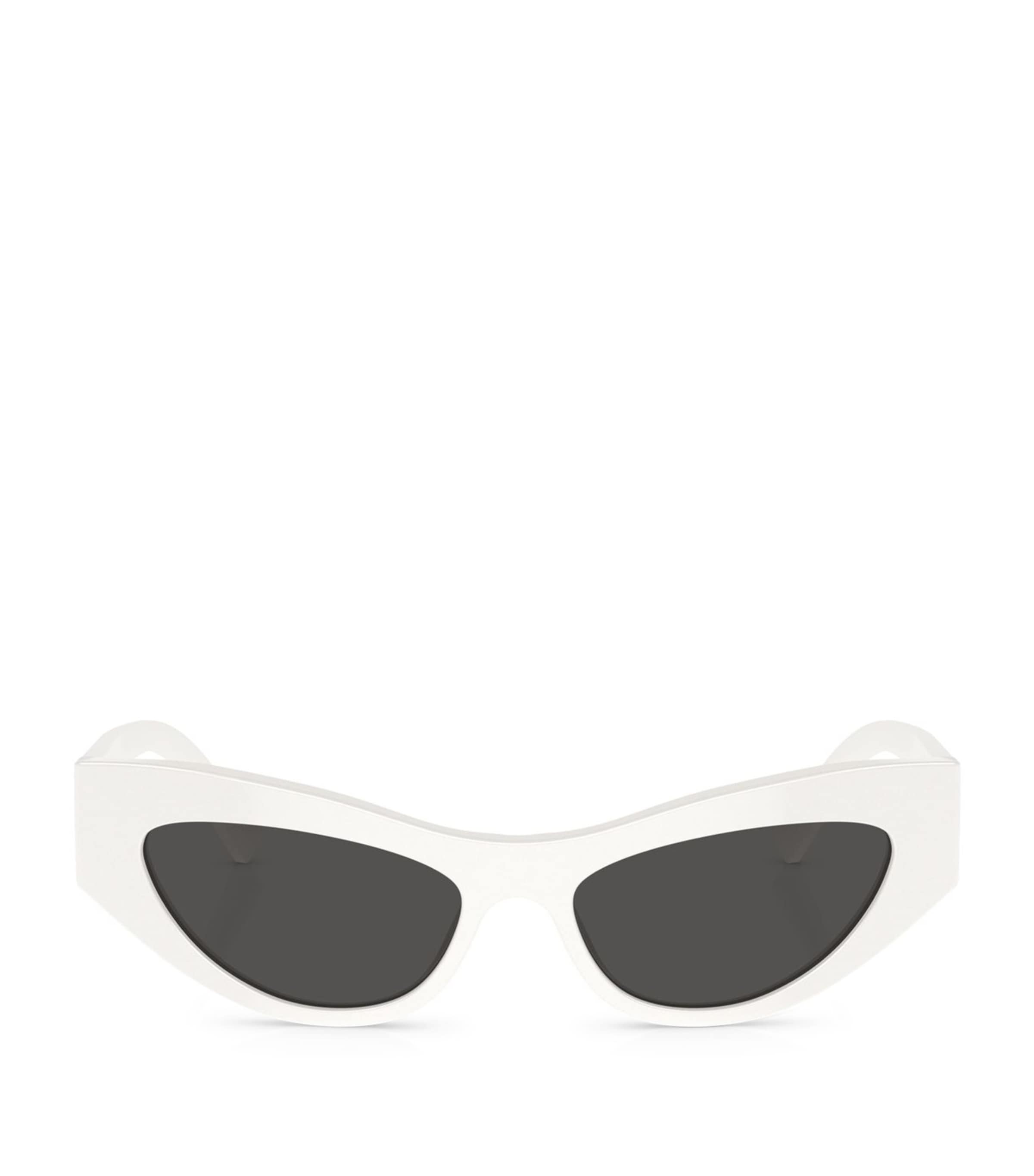 Dolce & Gabbana Cat-eye Sunglasses In White