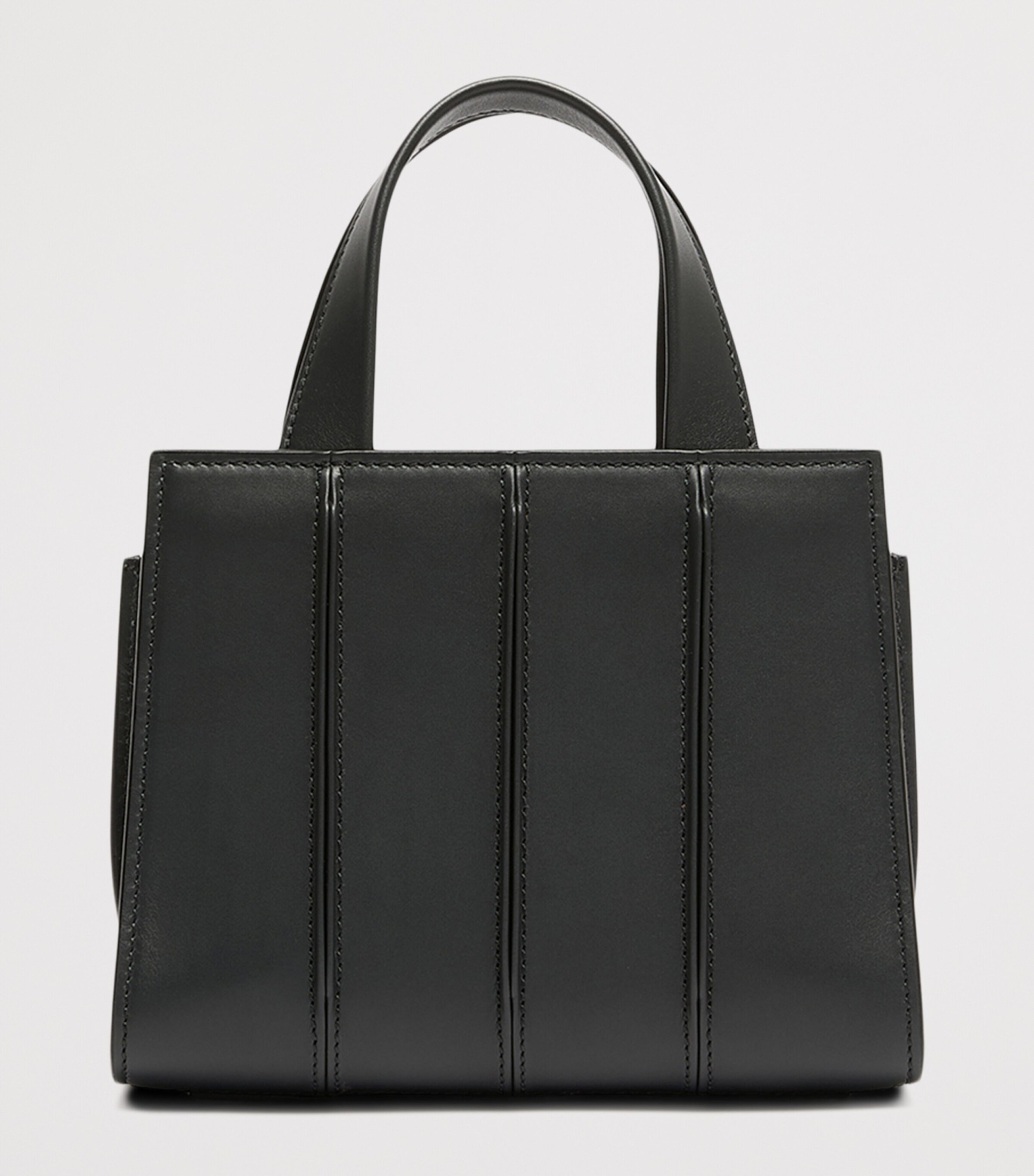 Max Mara Micro Quilted Whitney Top-Handle Bag Medium Grey Image 2