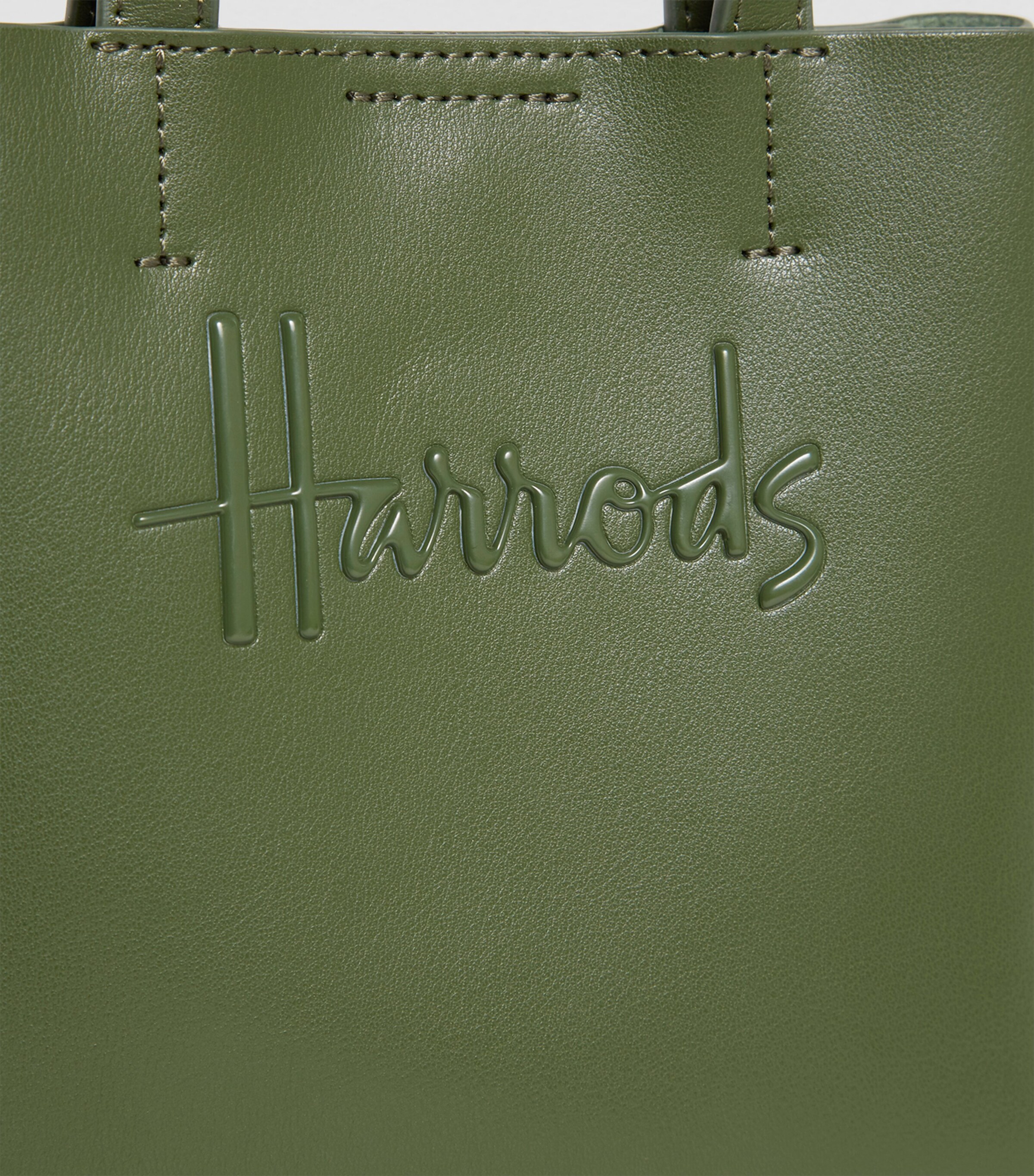 Harrods Green Mini Leather Kensington Tote Bag | Harrods US Harrods Green Mini Leather Kensington Tote Bag | Harrods US