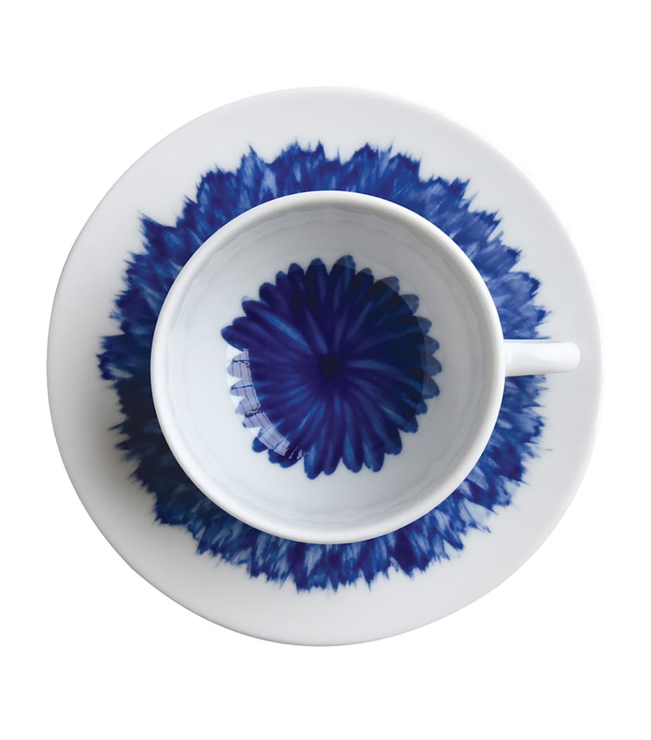 In Bloom Coffee Cup and Saucer BLEU Image 2