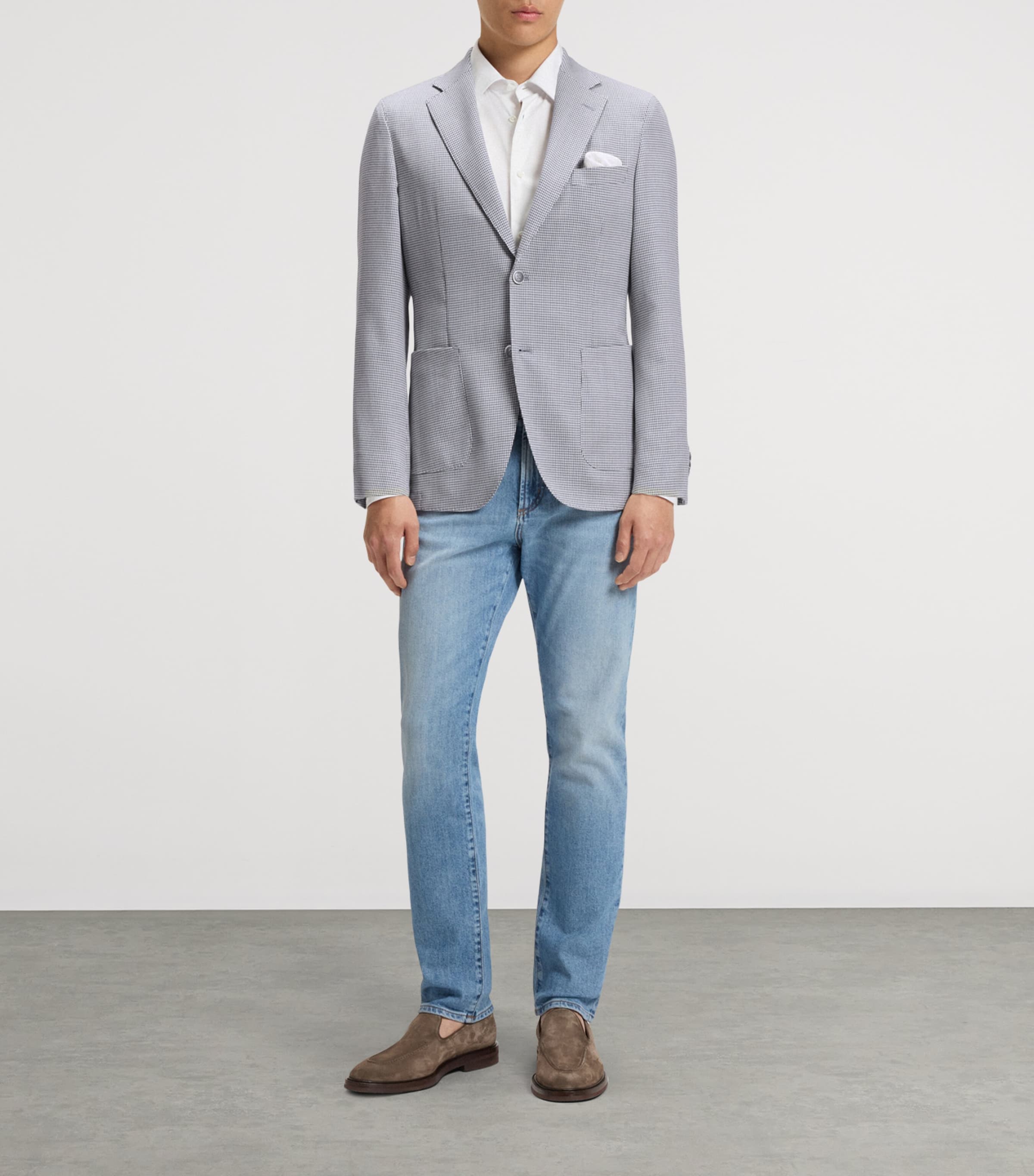 Virgin Wool-Silk Slim Fit Blazer 41 Image 2