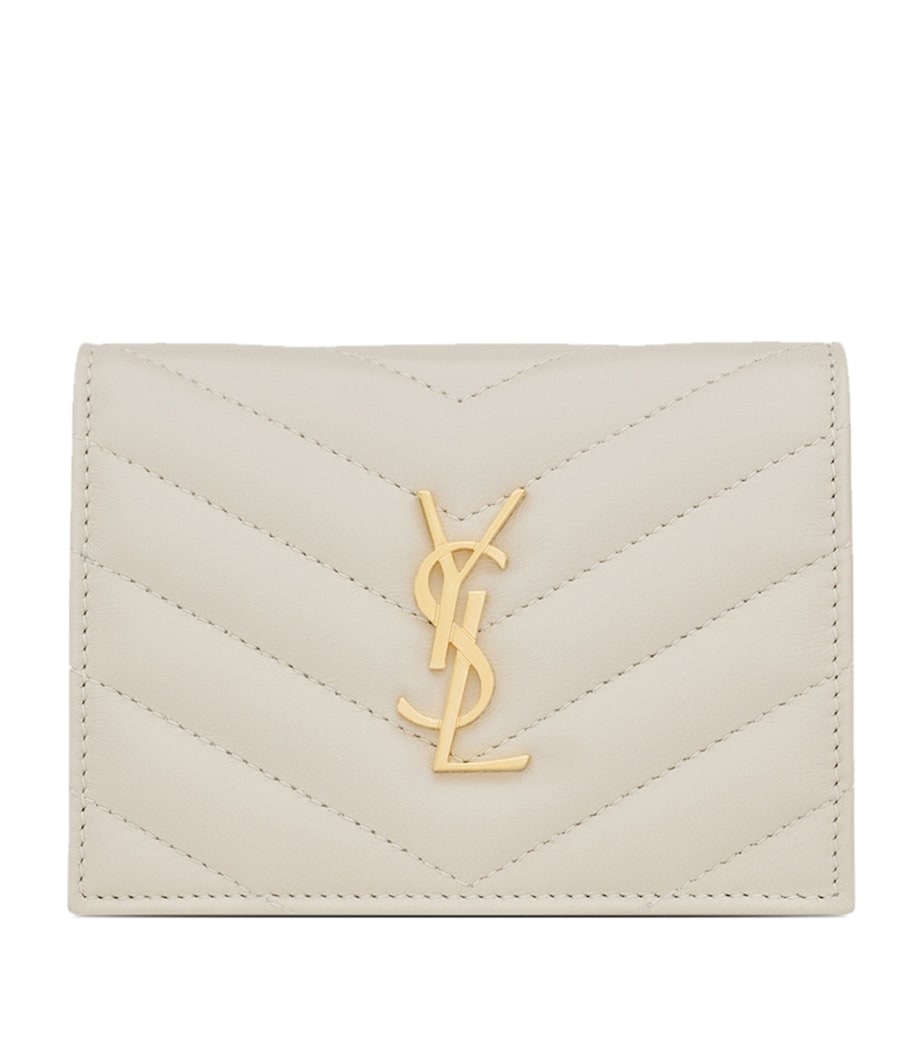 Quilted Leather Monogram Wallet 9207 Image 1