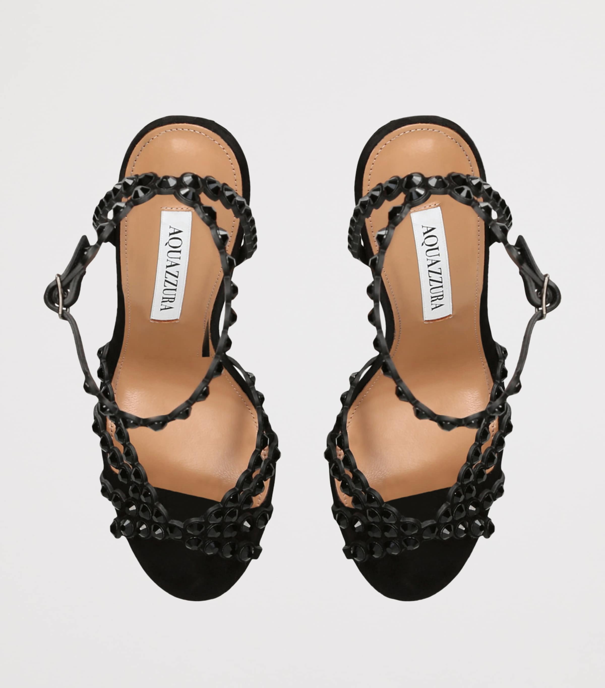Embellished Tequila Heeled Sandals 105 BLACK Image 4