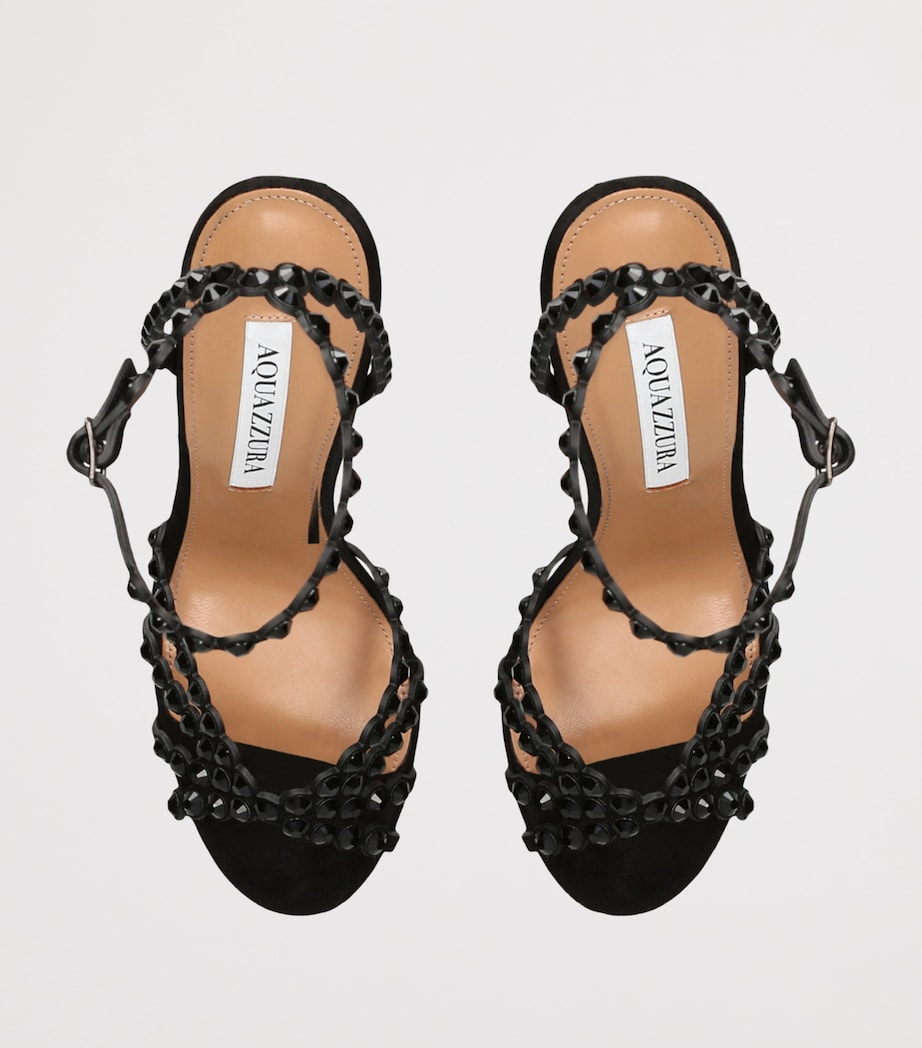 Embellished Tequila Heeled Sandals 105 BLACK Image 4