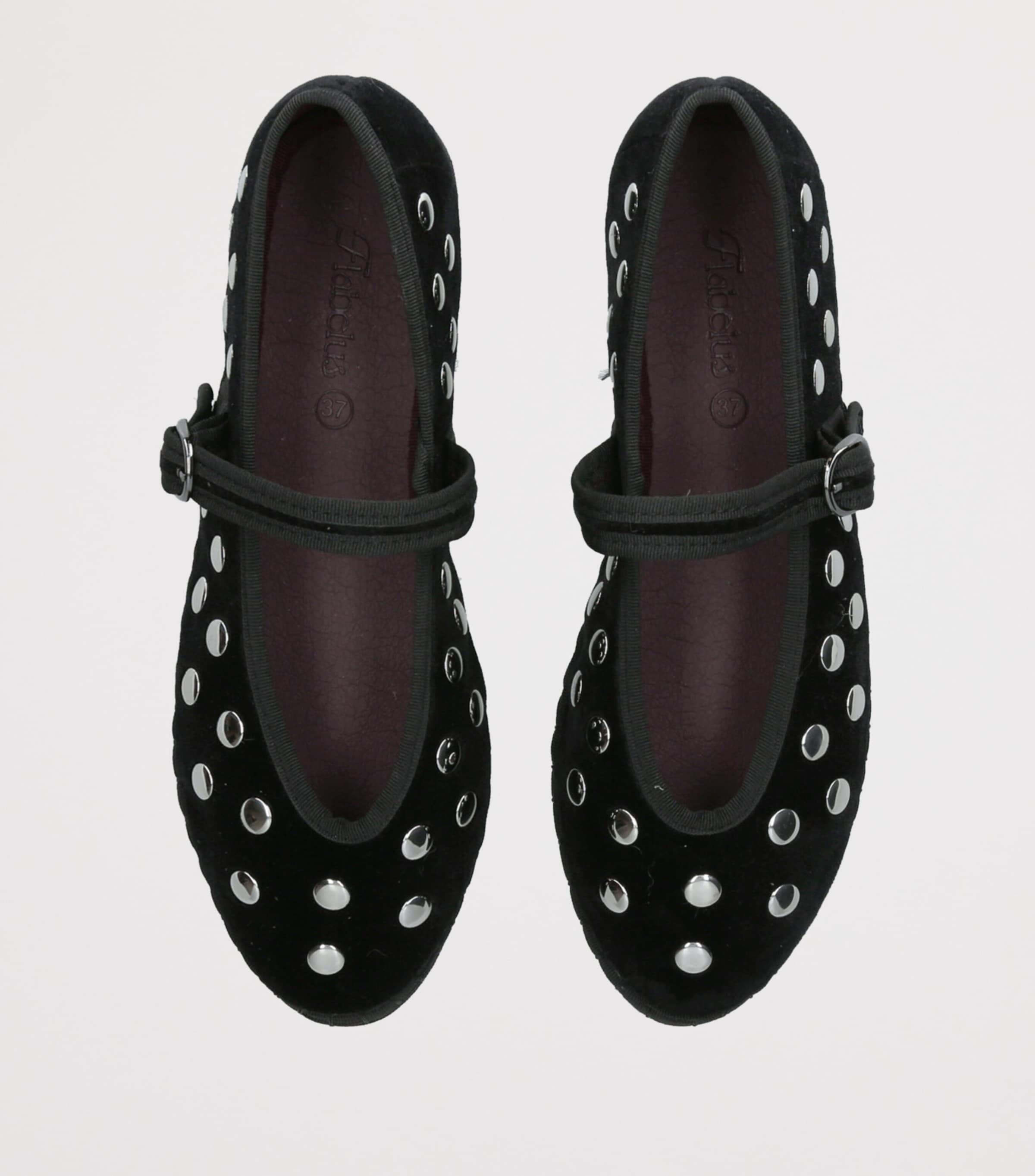 Flabelus Embellished Mae Mary Janes Black Image 4