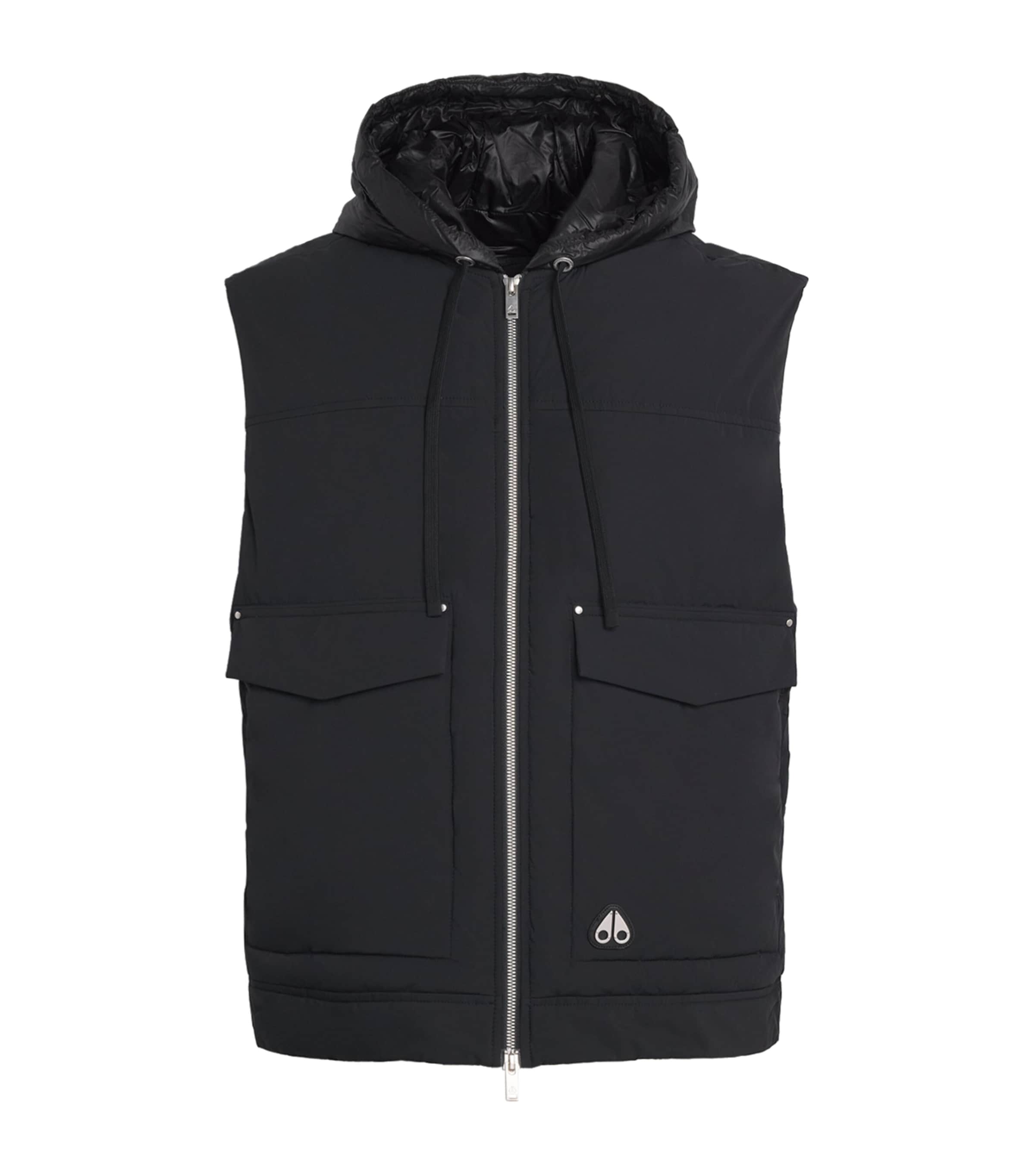 Moose Knuckles Mens Down-Filled Brixton Gilet Black Image 1