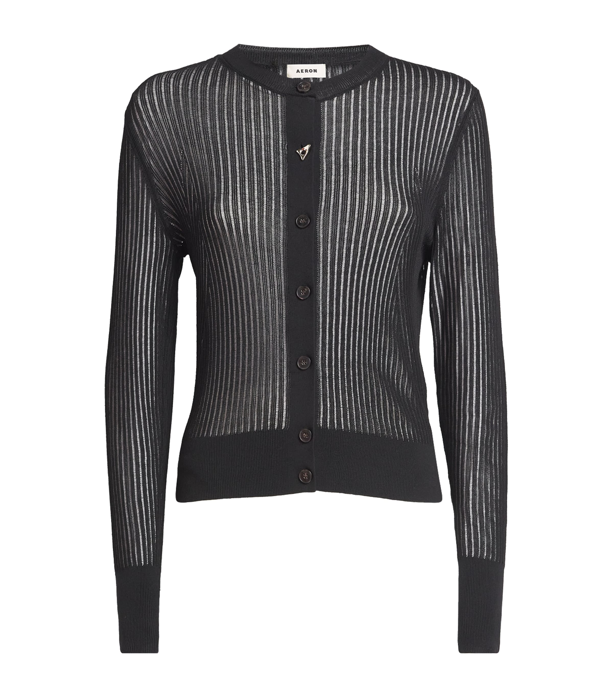 AERON RIBBED CONSTANT CARDIGAN 