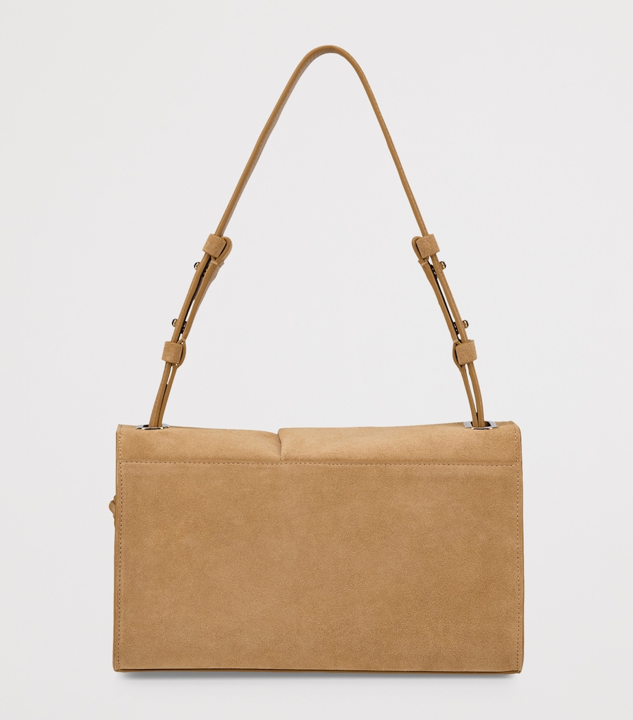 Baggy Small Suede Shoulder Bag F486 Image 4