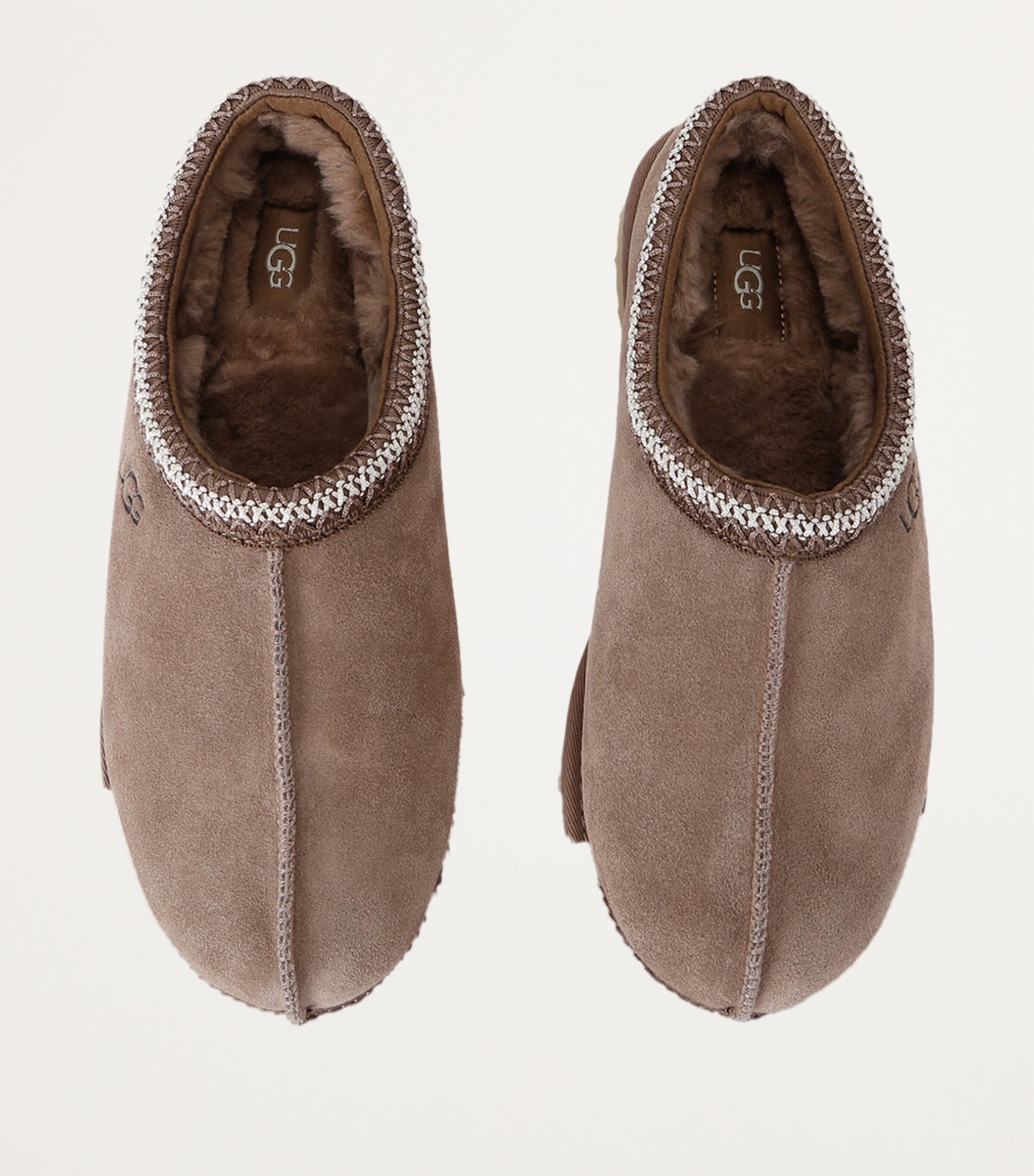 Suede Tasman Slippers TAUPE Image 4