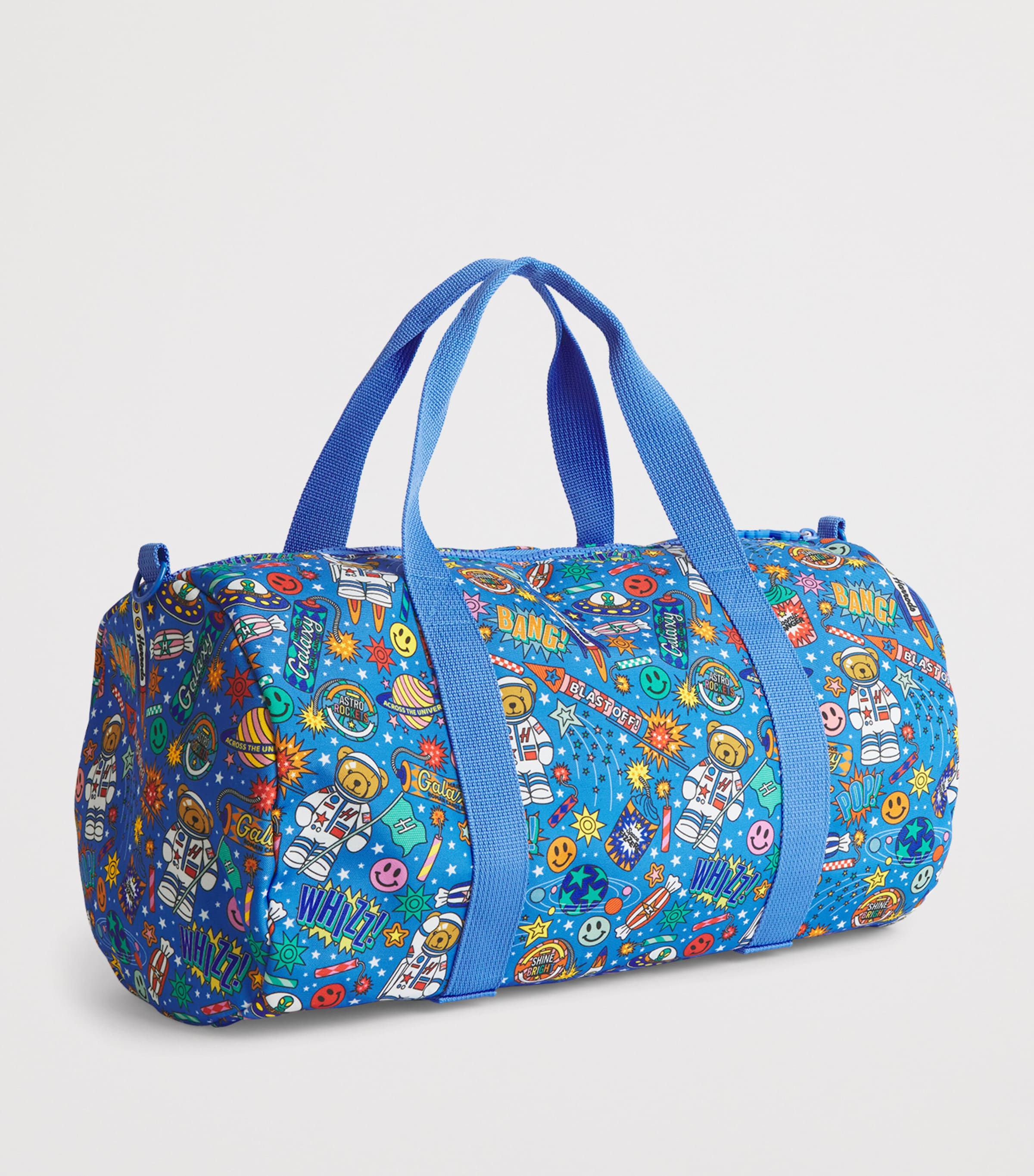 Harrods Pop Rocket Duffle Bag Blue Image 2