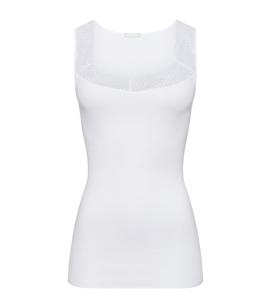 Cotton Delight Tank Top WHITE Image 1