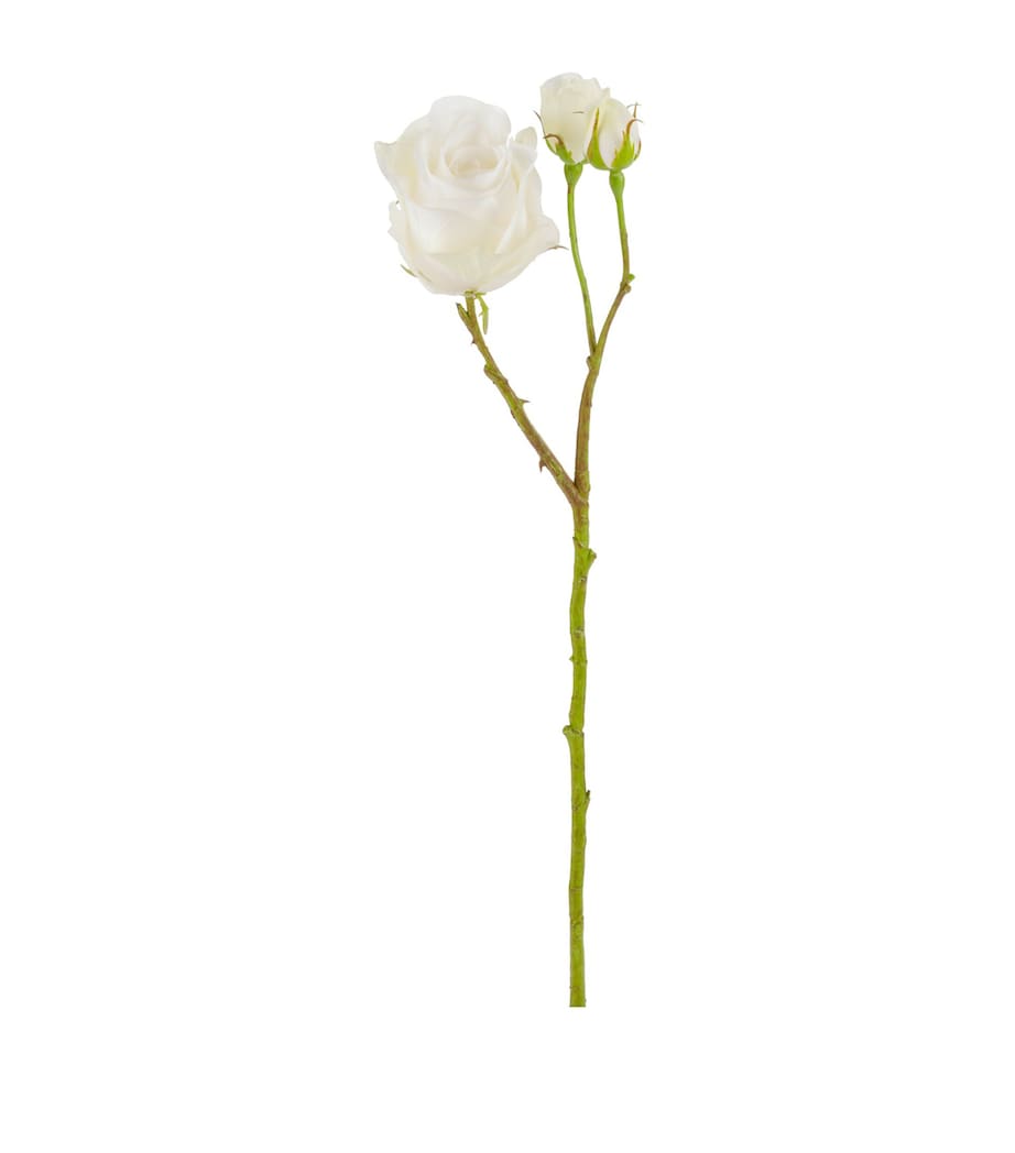 Silk-ka Artificial Rose Flower Bouquet Cream Image 3
