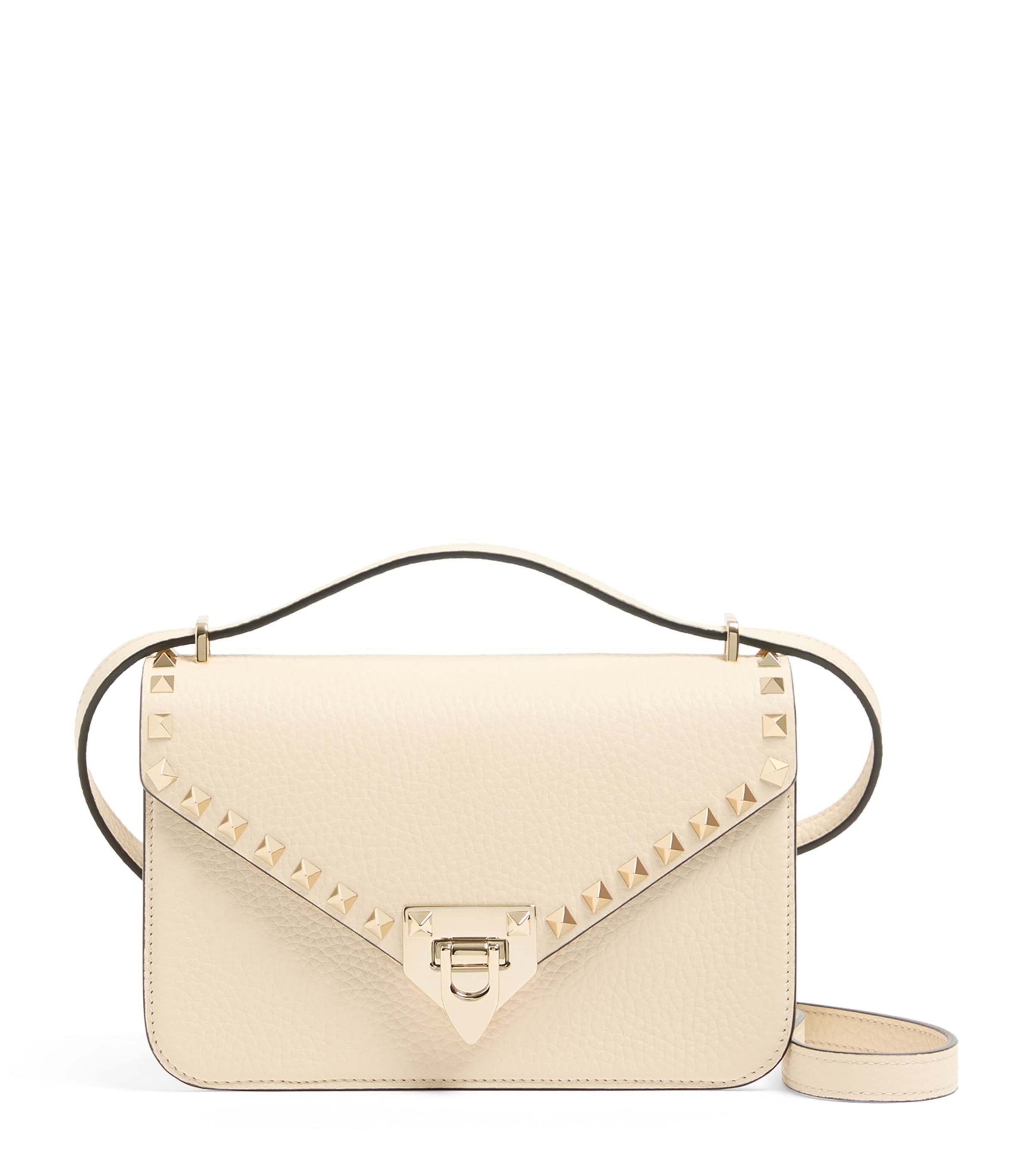 Valentino Garavani Small Leather Rockstud Shoulder Bag Image 1