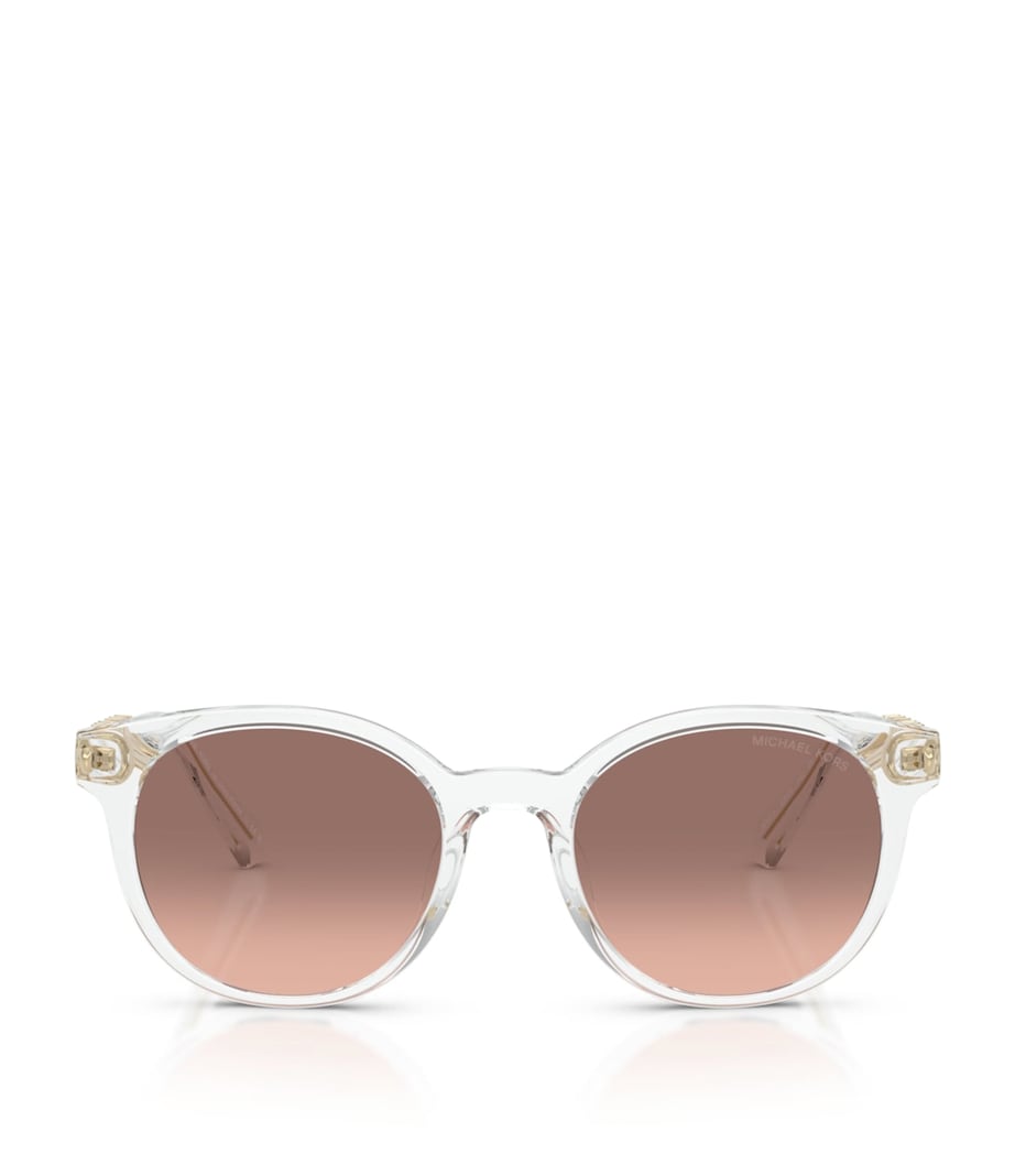 Michael Kors Pienza Round Sunglasses Clear Image 1