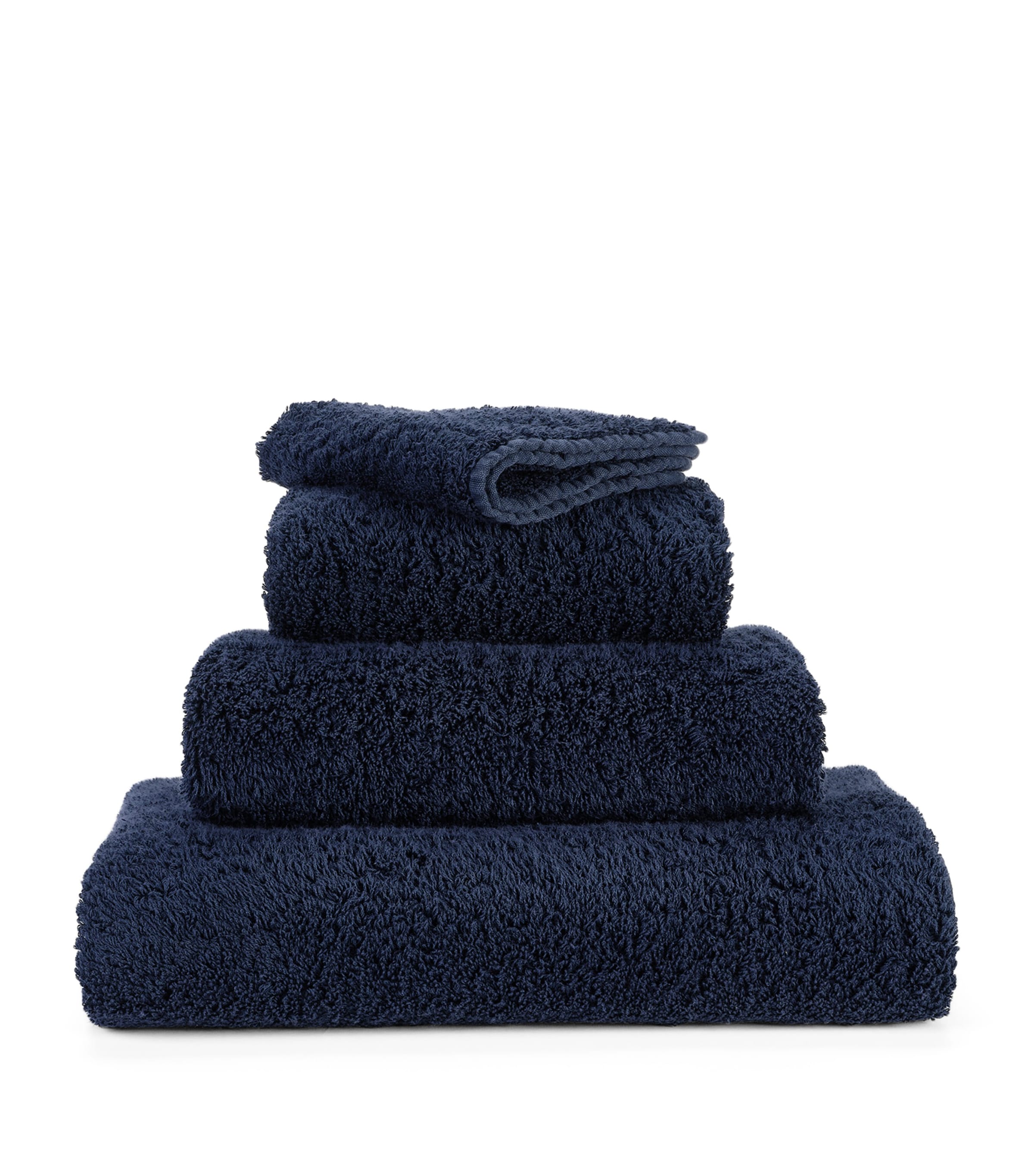 Abyss & Habidecor Super Pile Bath Sheet In Navy