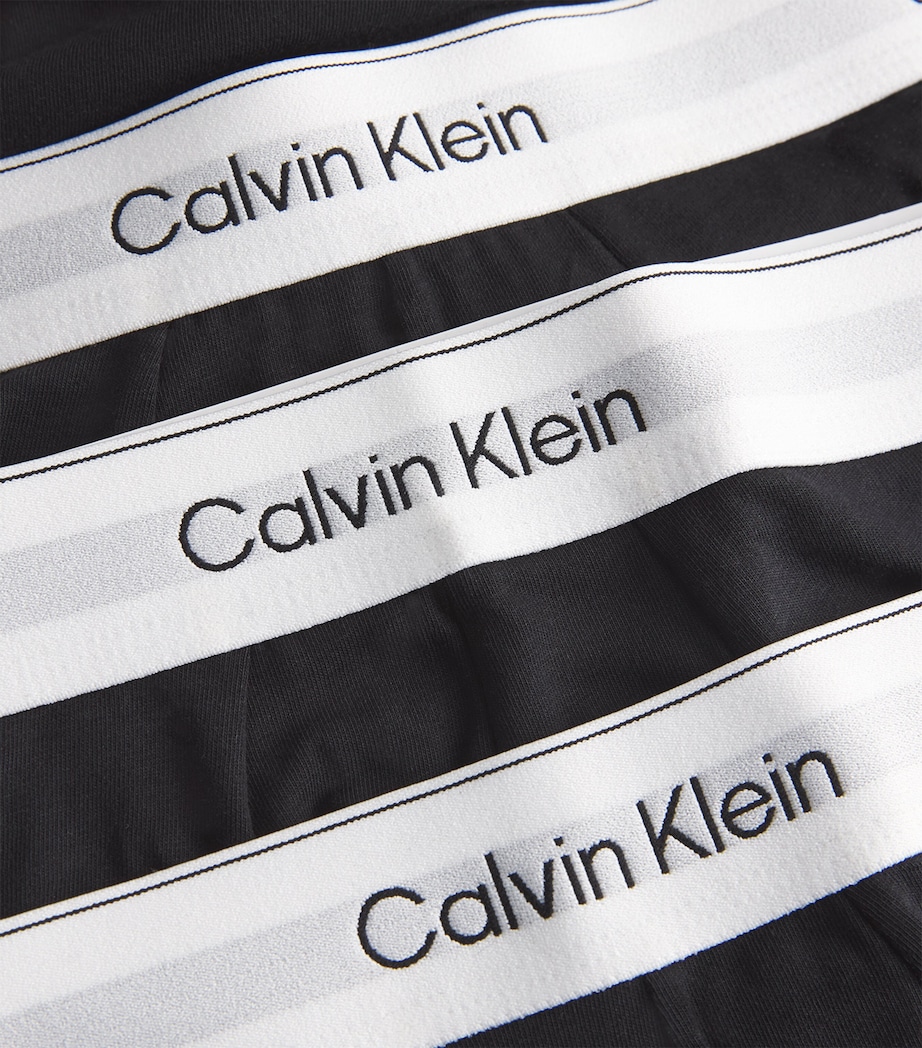 Cotton Stretch Icon Hip Briefs (Pack of 3) UB1-BLACK Image 5