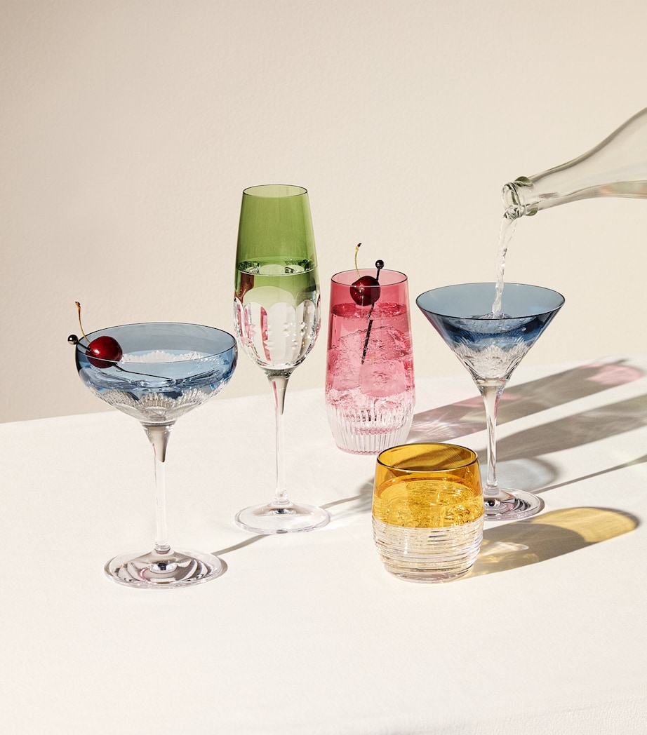 Set of 4 Crystal Mixology Coupe (280ml) MULTI Image 7