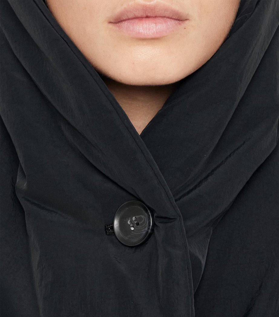 AllSaints Womens Darcie Puffer Jacket Washed Black Image 5