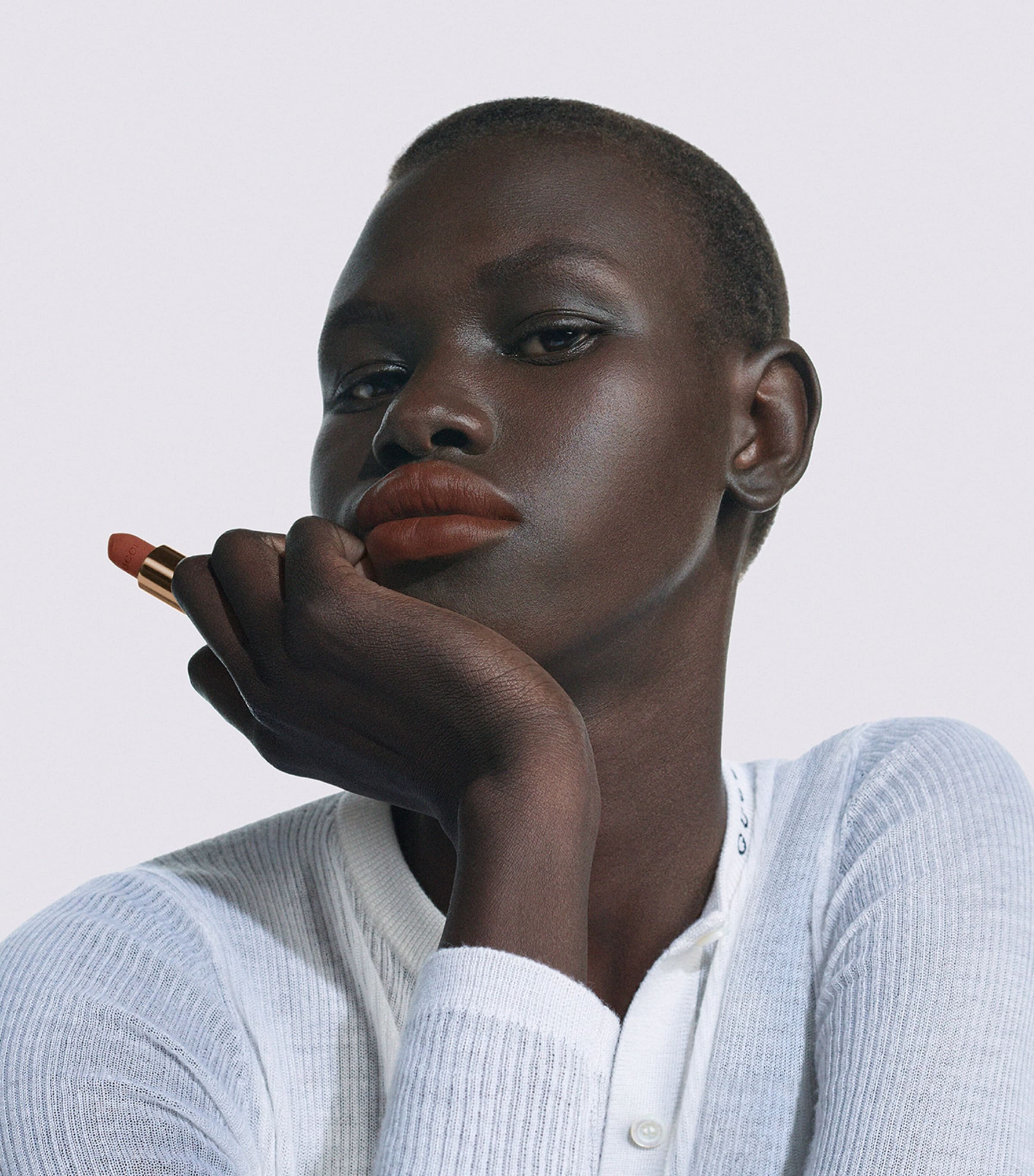 Rouge à Lèvres Matte Lipstick BEIGE Image 5