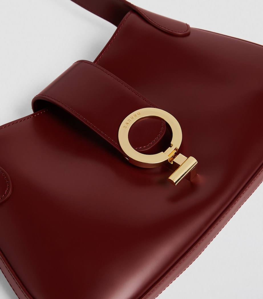 Leather Janet Bag BORDEAUX Image 3