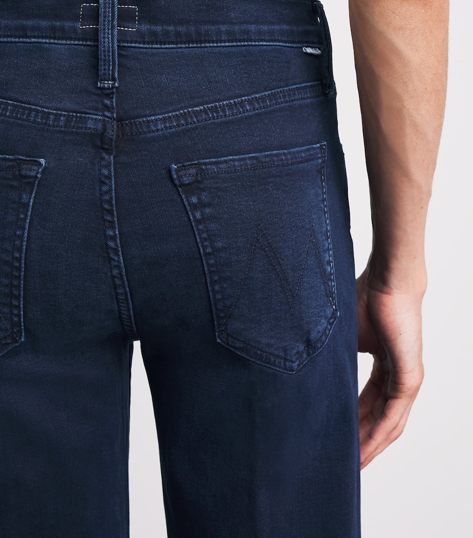 MOTHER Womens The Rambler Zip Ankle Jeans Chip On My Shoulder Image 3