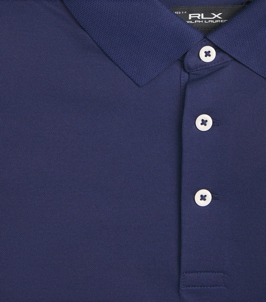 RLX Ralph Lauren Mens Tailored Fit Performance Polo Shirt Refined Navy Image 6