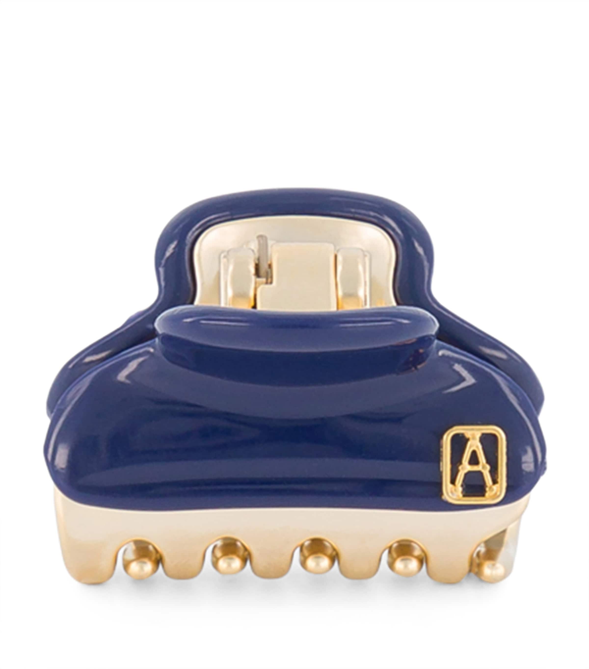 Alexandre De Paris Gold-plated Claw Hair Clip In Blue