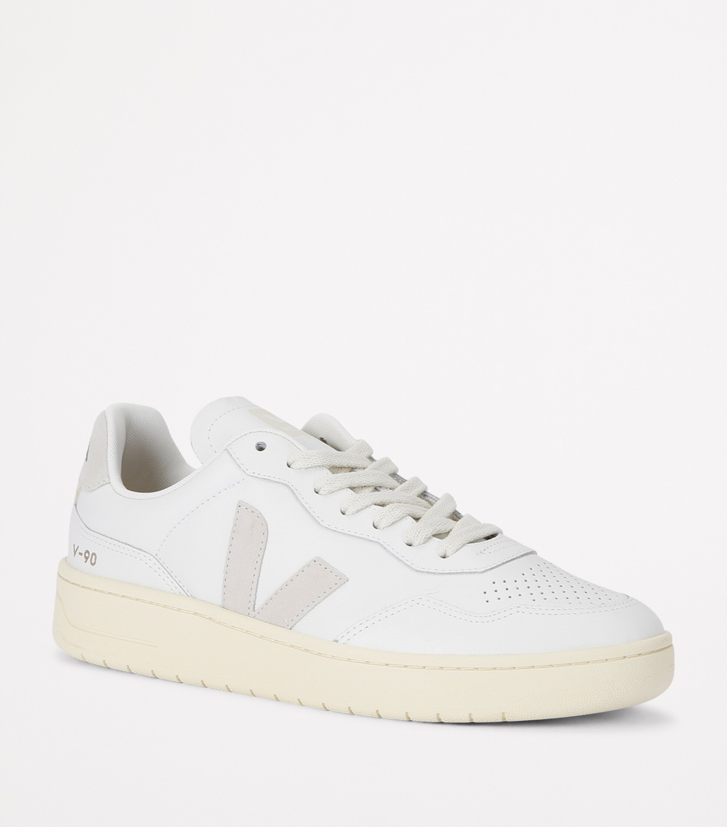 Leather V-90 Sneakers WHITE/OTH Image 3