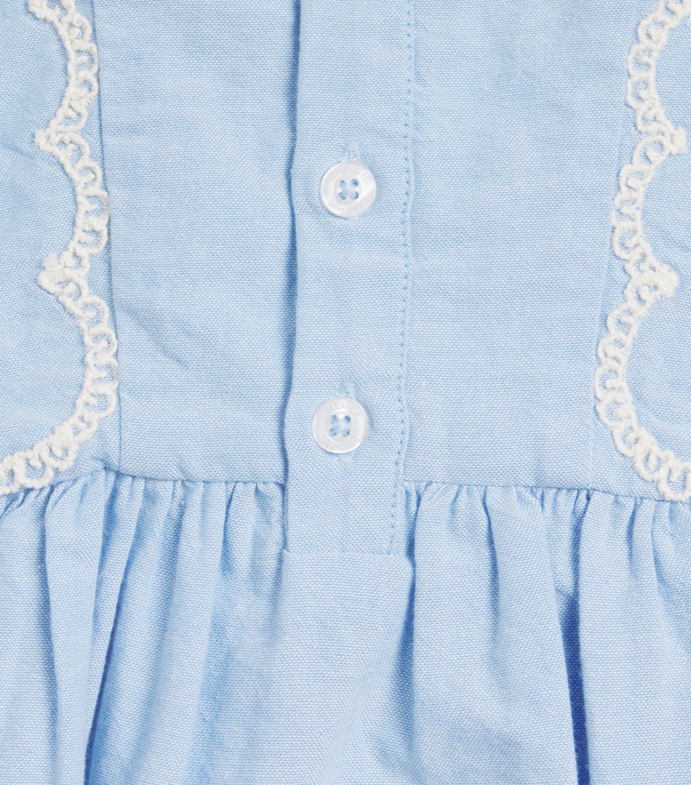 Louise Misha Organic Cotton Briska Dress (2-10 Years) Oxford Blue Image 3