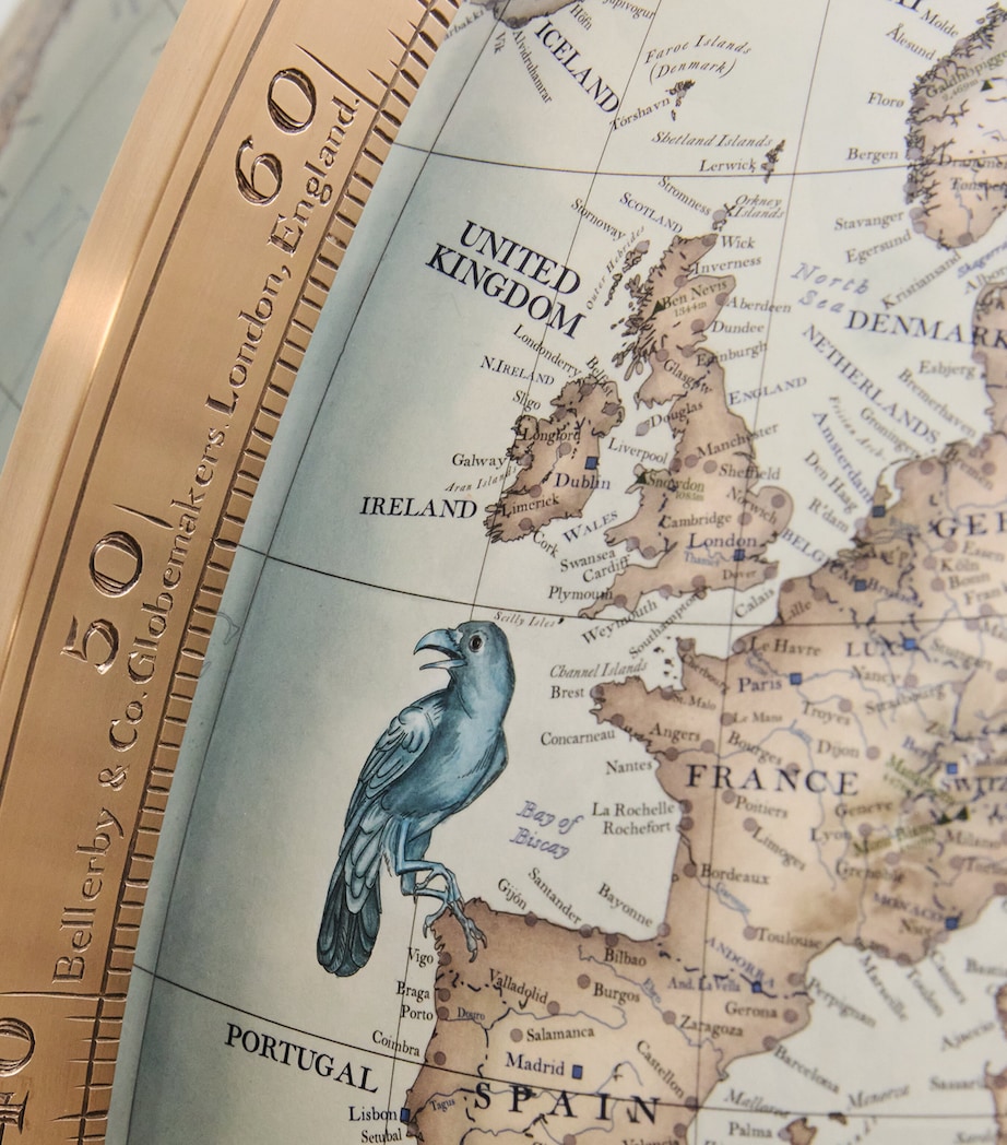 Terrestrial Floor-Standing Globe (50cm) REGENCY BLUE Image 3