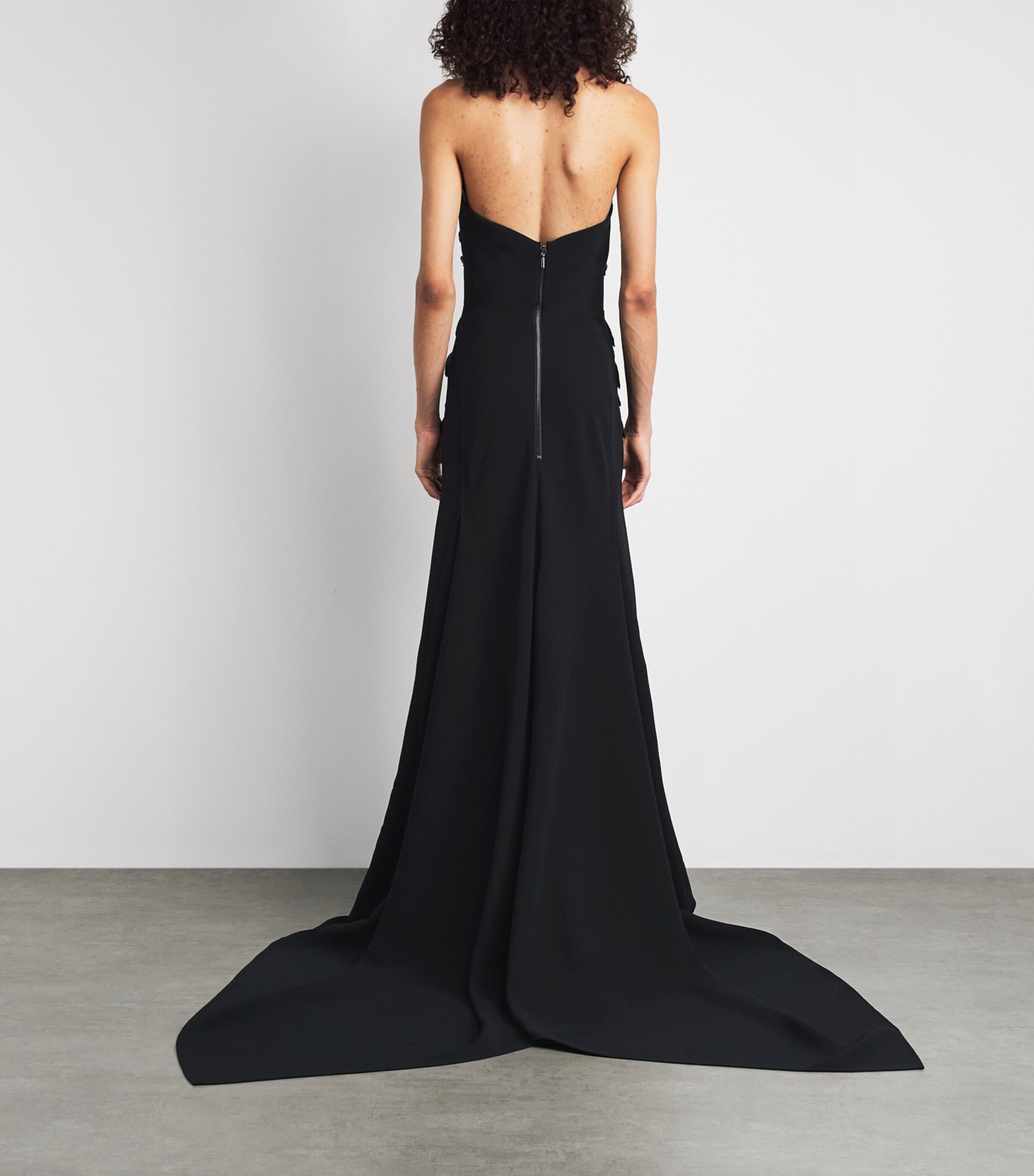 Maticevski Womens Spearhead Gown Black / Nightclub Image 4