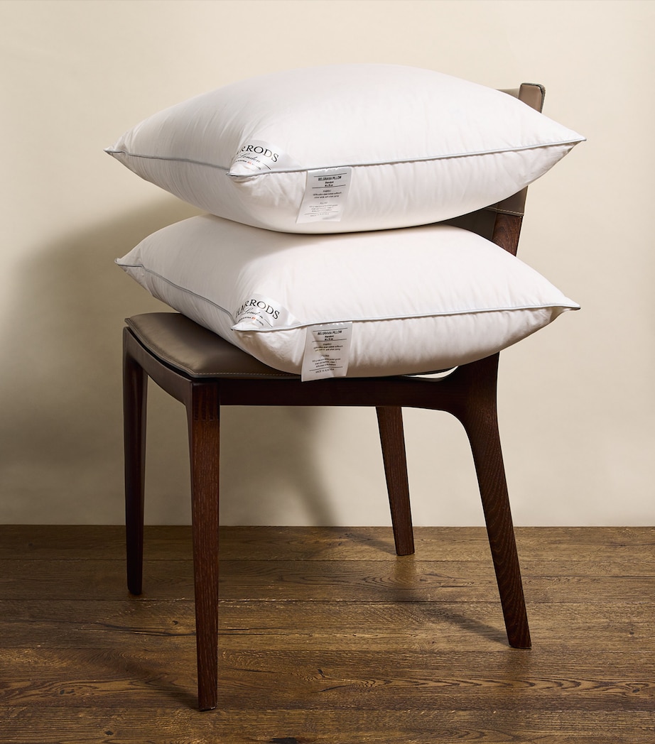 Belgravia Down-Filled Pillow (50cm x 75m) WHITE Image 2