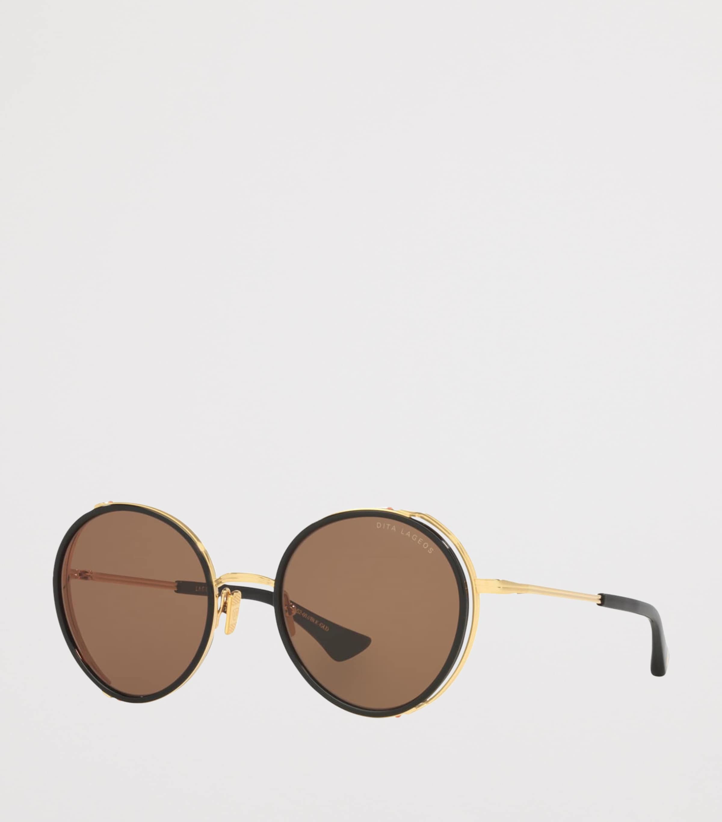 DITA Lageos Round Sunglasses Gold Image 2