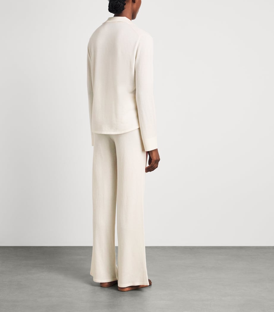 arch 4 Womens Cashmere Spring Gardens Pyjama Set Ivory Image 4