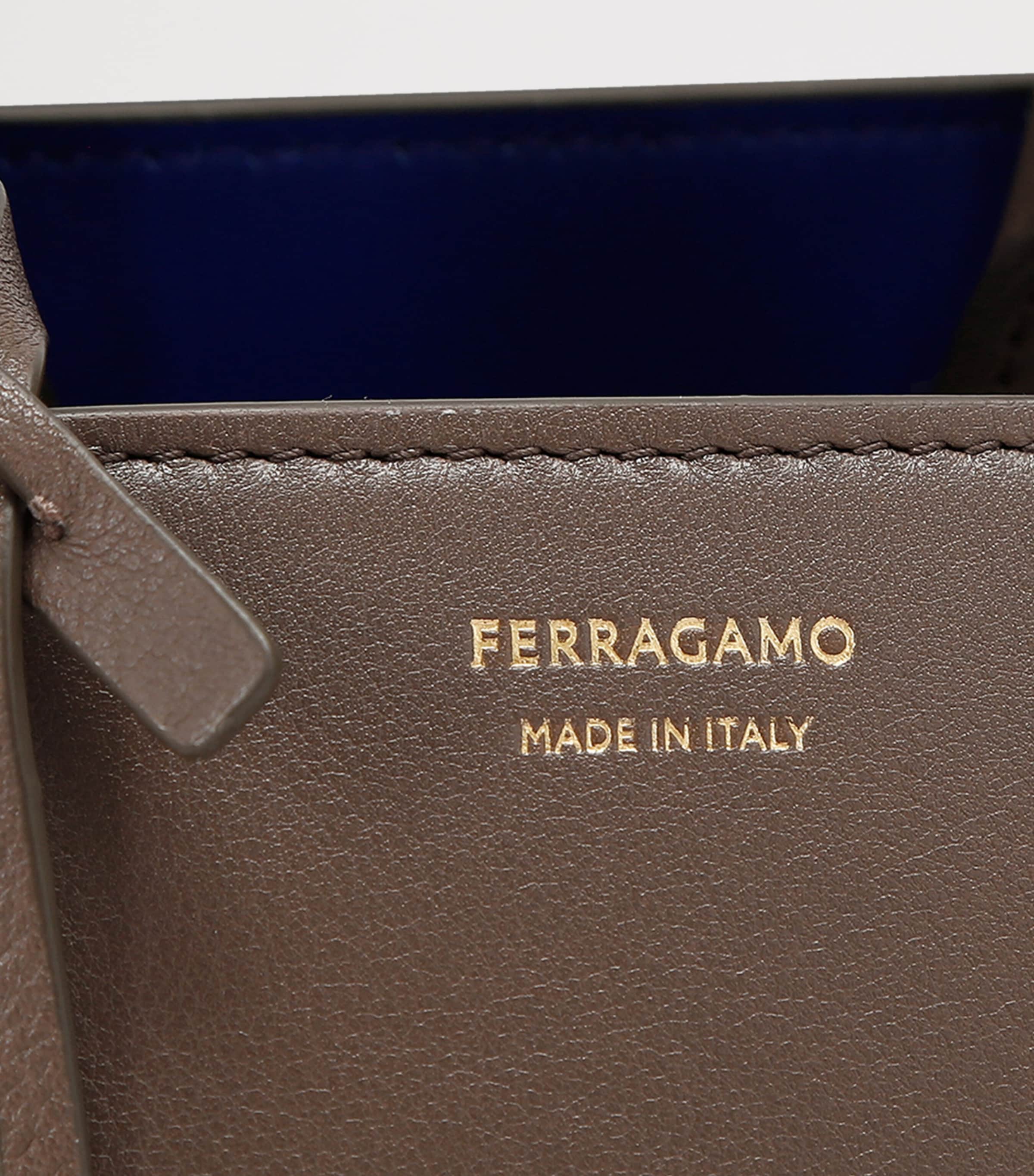 Leather Hug Soft Top-Handle Bag DK.BRN COM Image 4