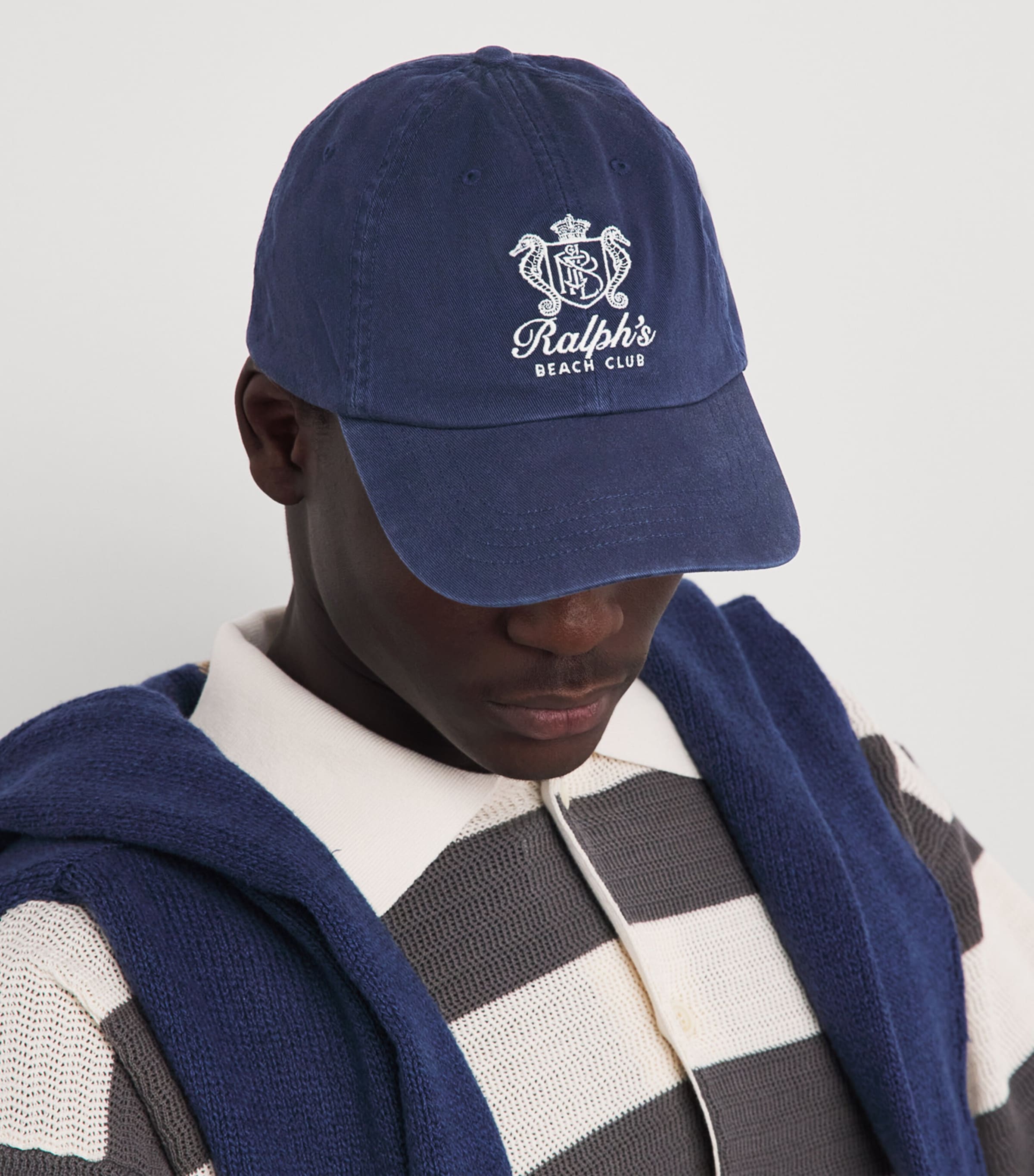 Polo Ralph Lauren Ralph’s Beach Club Baseball Cap Newport Navy Image 2