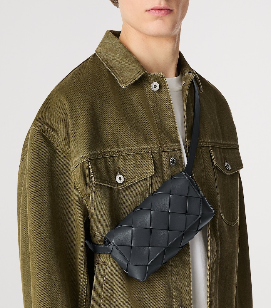 Leather Intreccio Diago Belt Bag 2077 Image 2