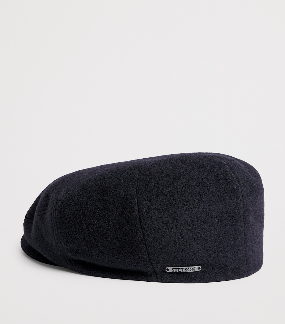 Wool-Cashmere-Blend Kent Flat Cap 21 - NAVY Image 3