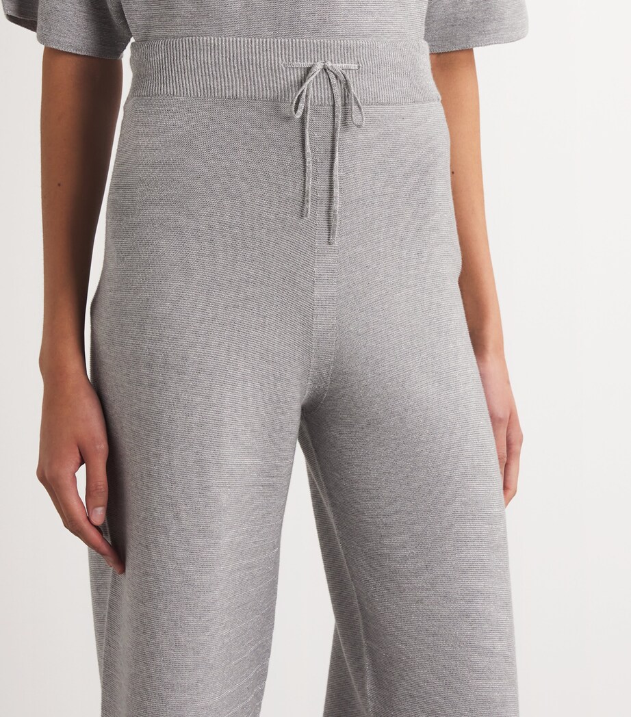 Cotton-Blend Sparkling Sweatpants 8132 ROCCIA Image 6