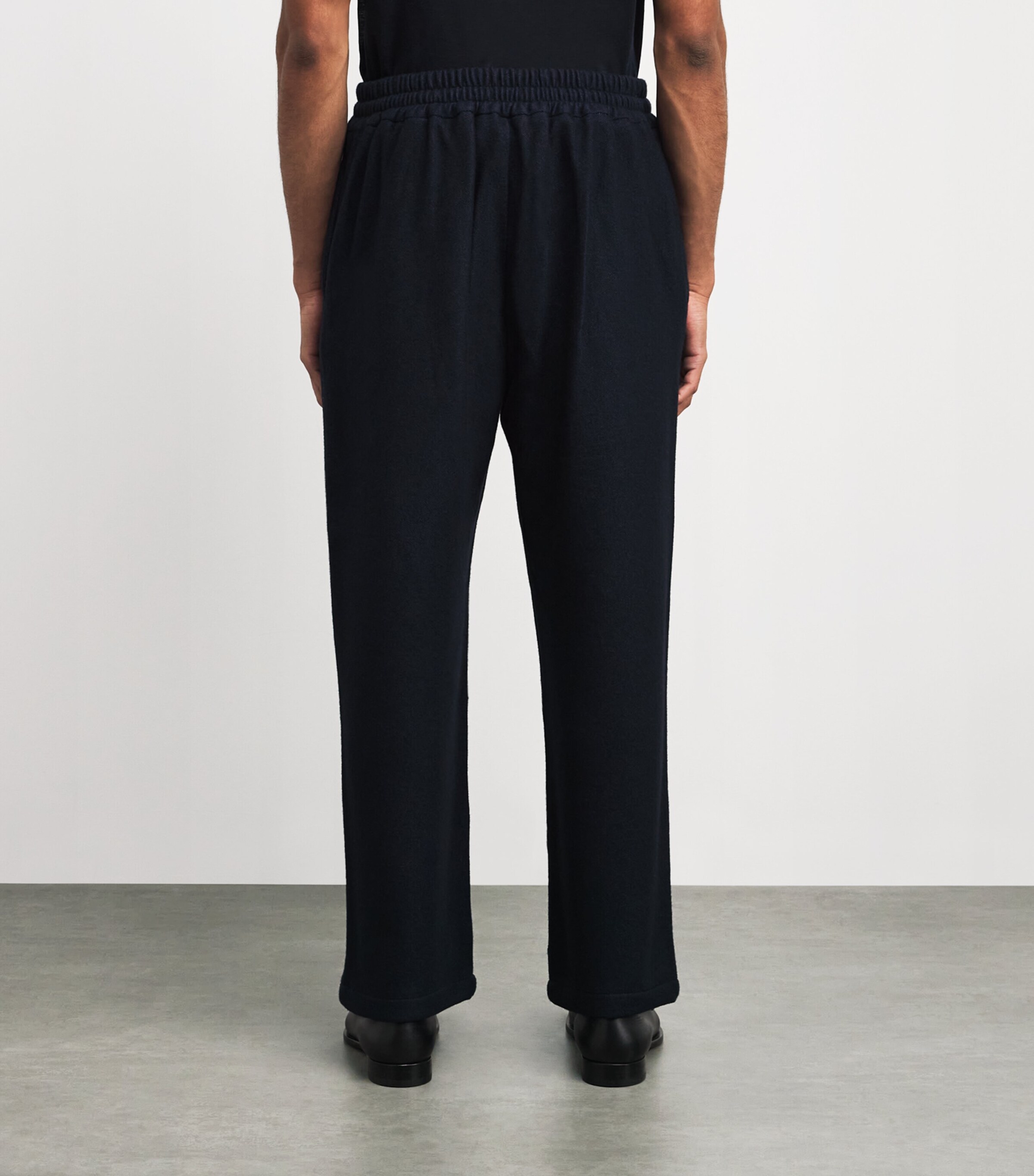 Cashmere-Silk Sweatpants 43009 DARK BLU Image 4