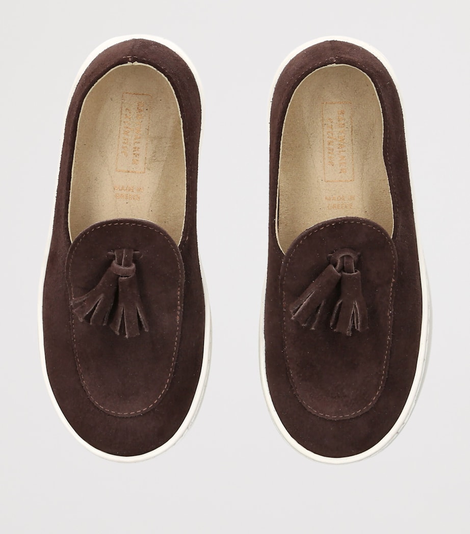 BabyWalker Suede Tassel Loafers Brown Image 3