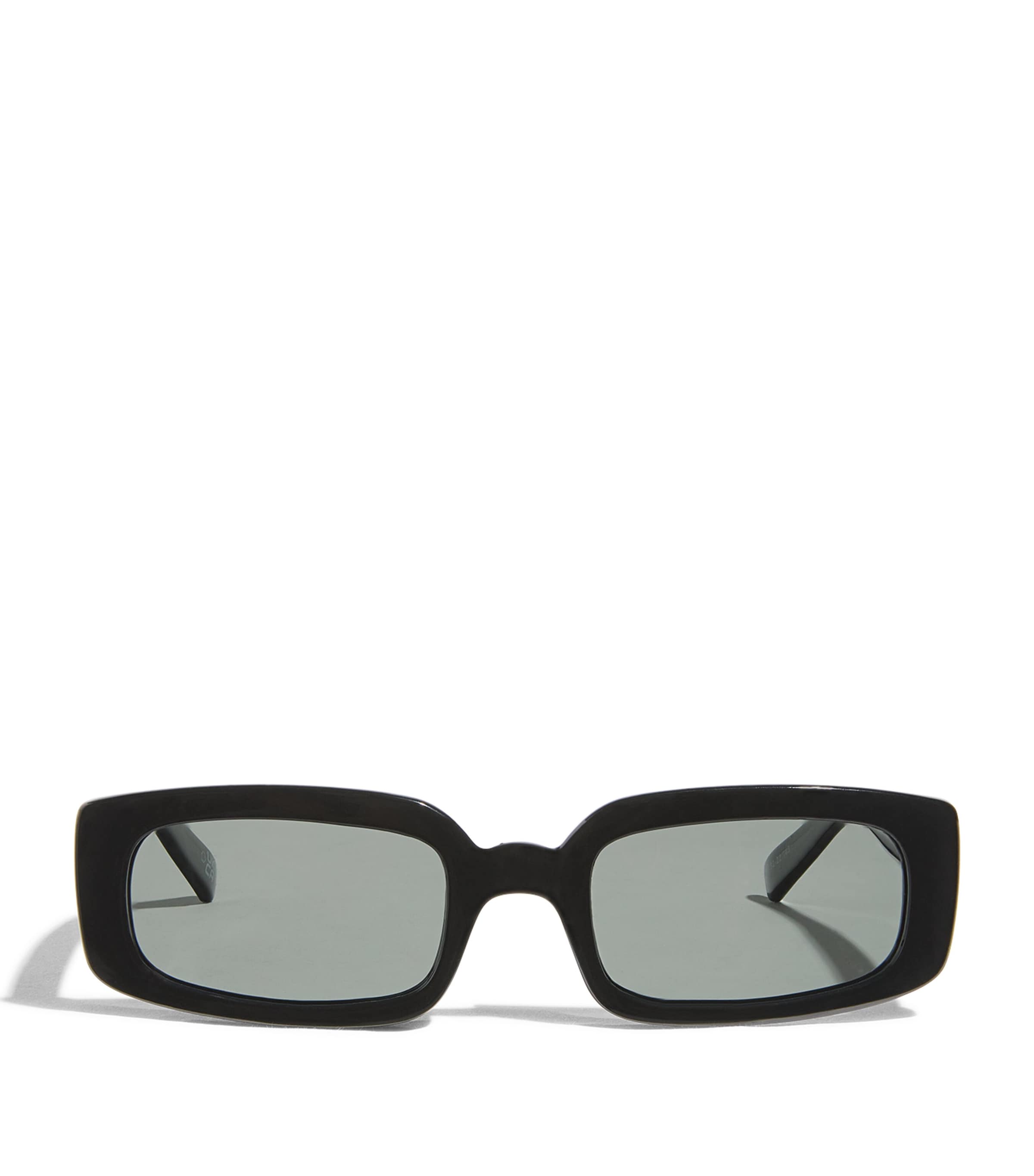 Le Specs Rectangular Dynamite Sunglasses In Black