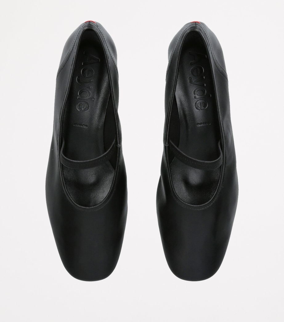aeyde Leather Pippa Ballet Flats 25 Black Image 4