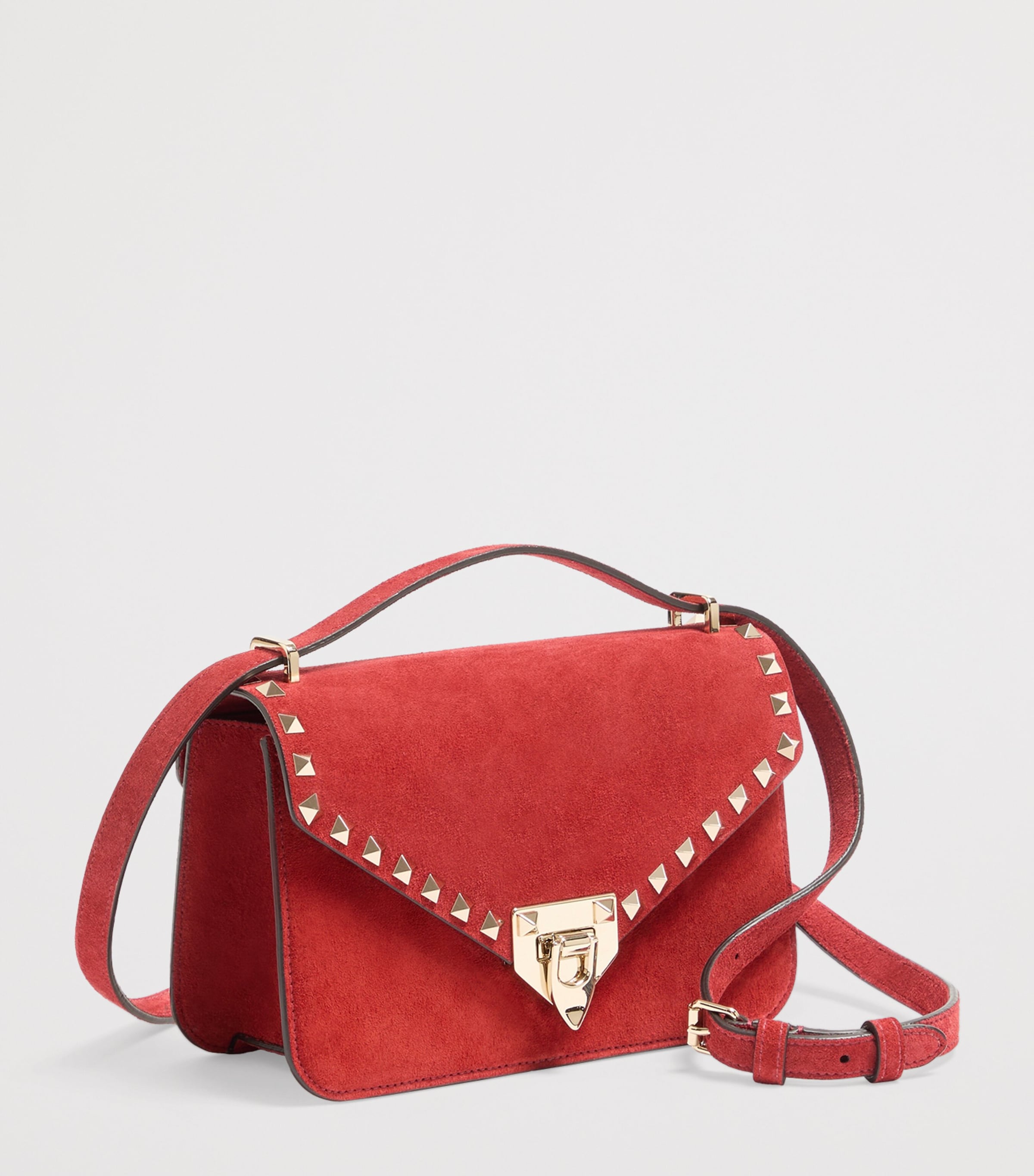 Valentino Garavani Small Split Leather Rockstud Shoulder Bag Aqs Image 3