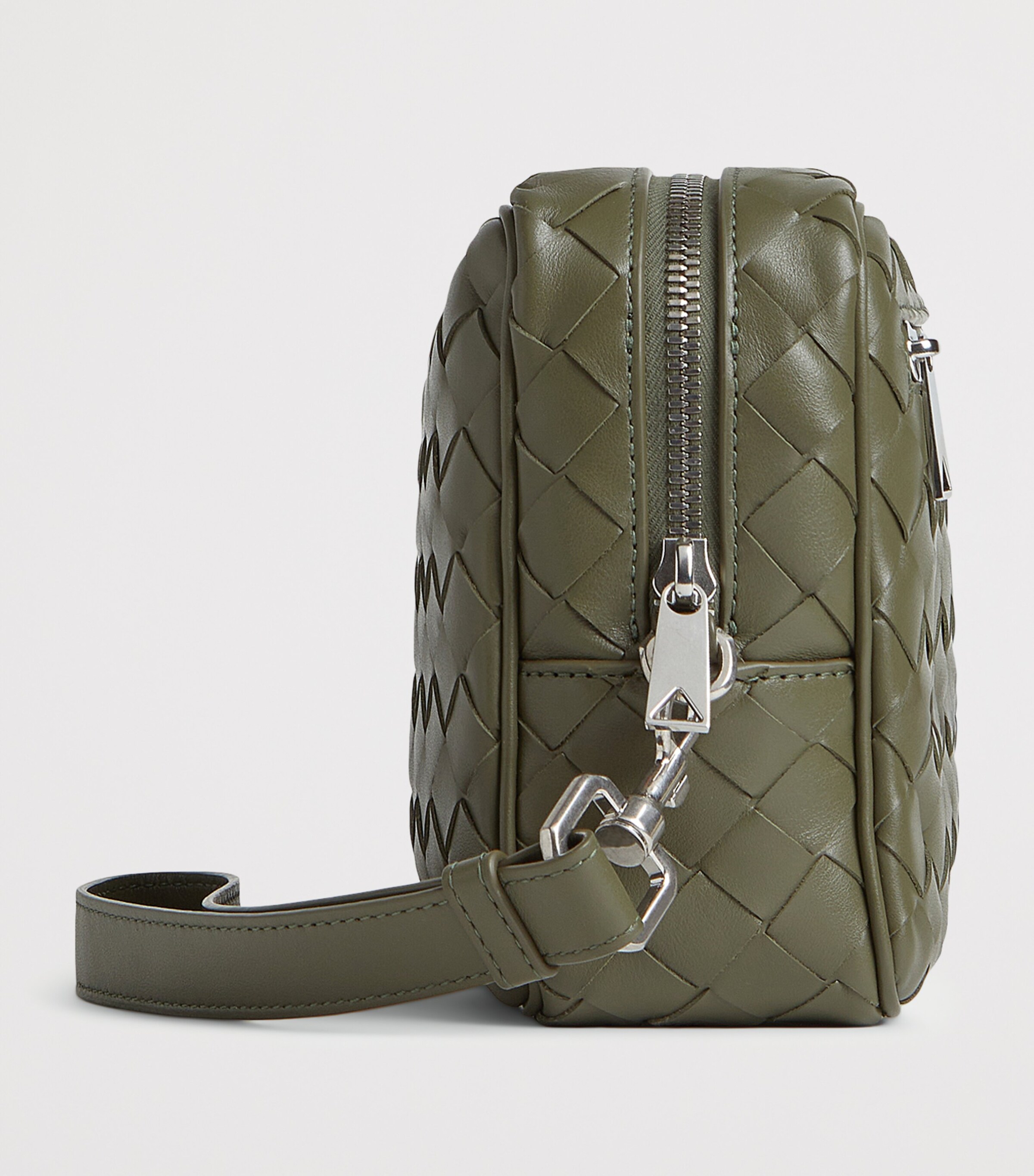 Bottega Veneta Leather Intrecciato Pouch Image 5