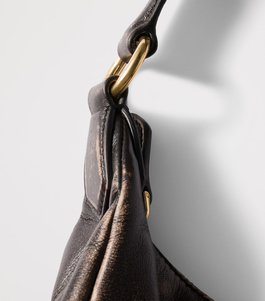 Nappa Leather Pocket Top-Handle Bag F0201 Image 5