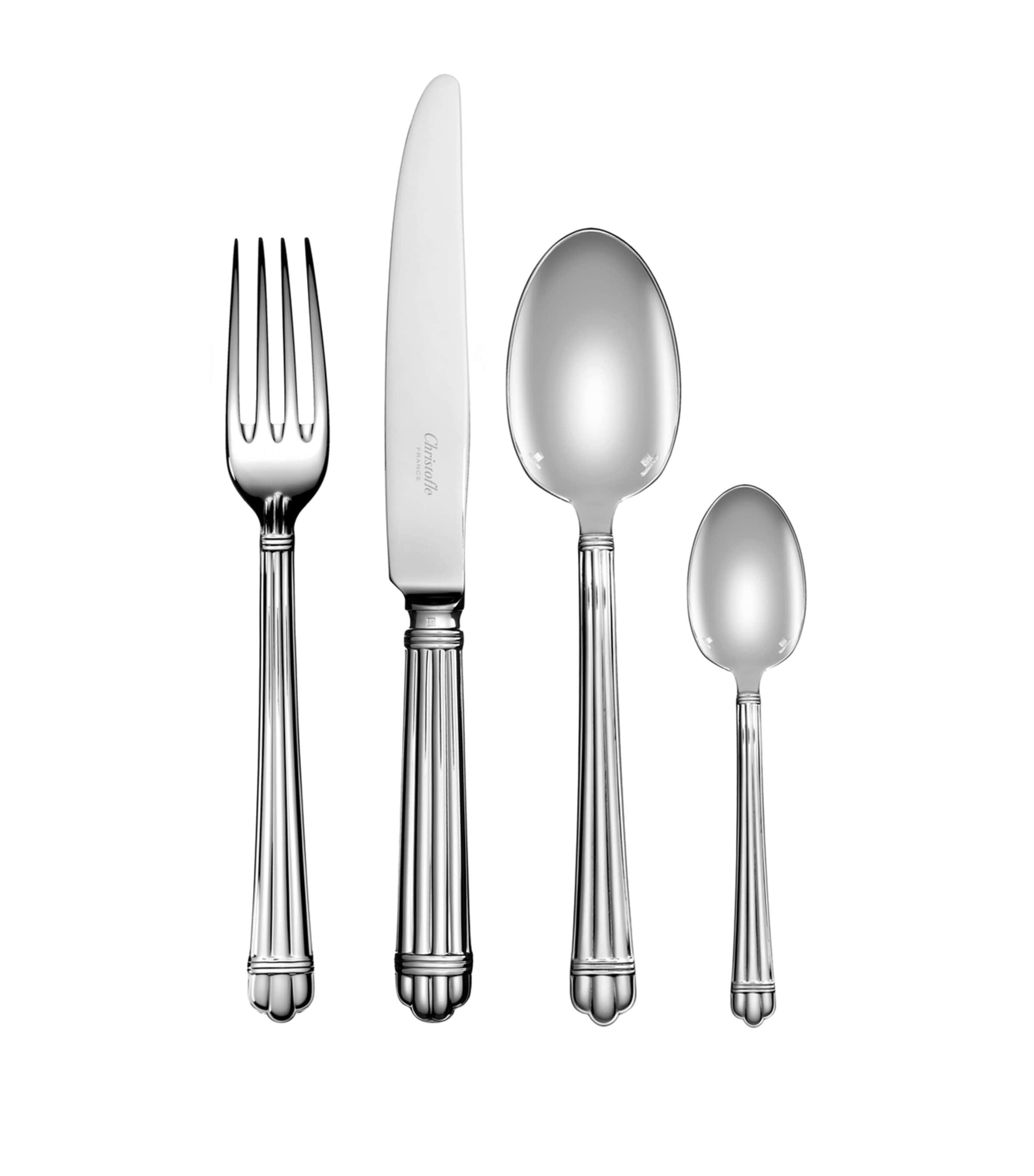 Christofle Aria Silver Plated 48-piece Canteen In Silver