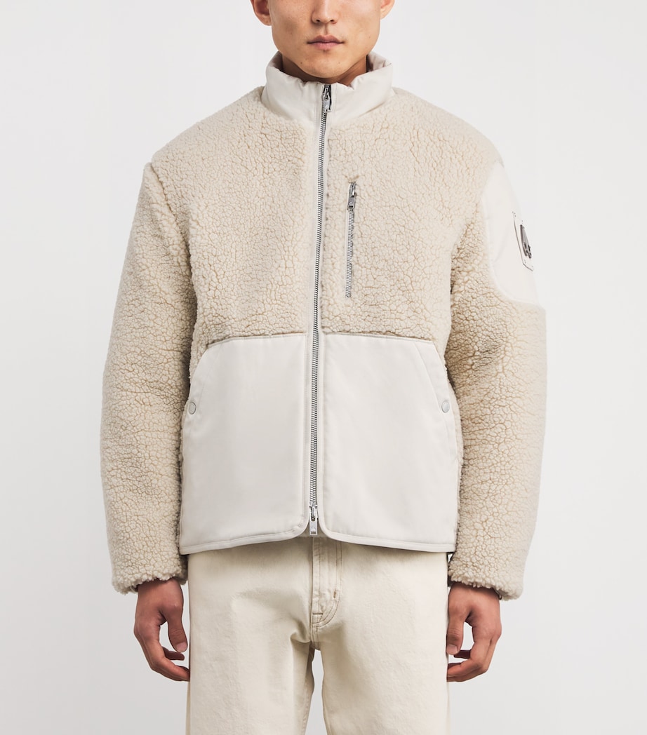 Fleece-Trim Jacket ALABASTER - 1705 Image 3