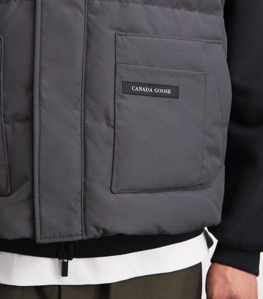 Canada Goose Mens Legacy Freestyle Gilet Anchor Grey Image 3